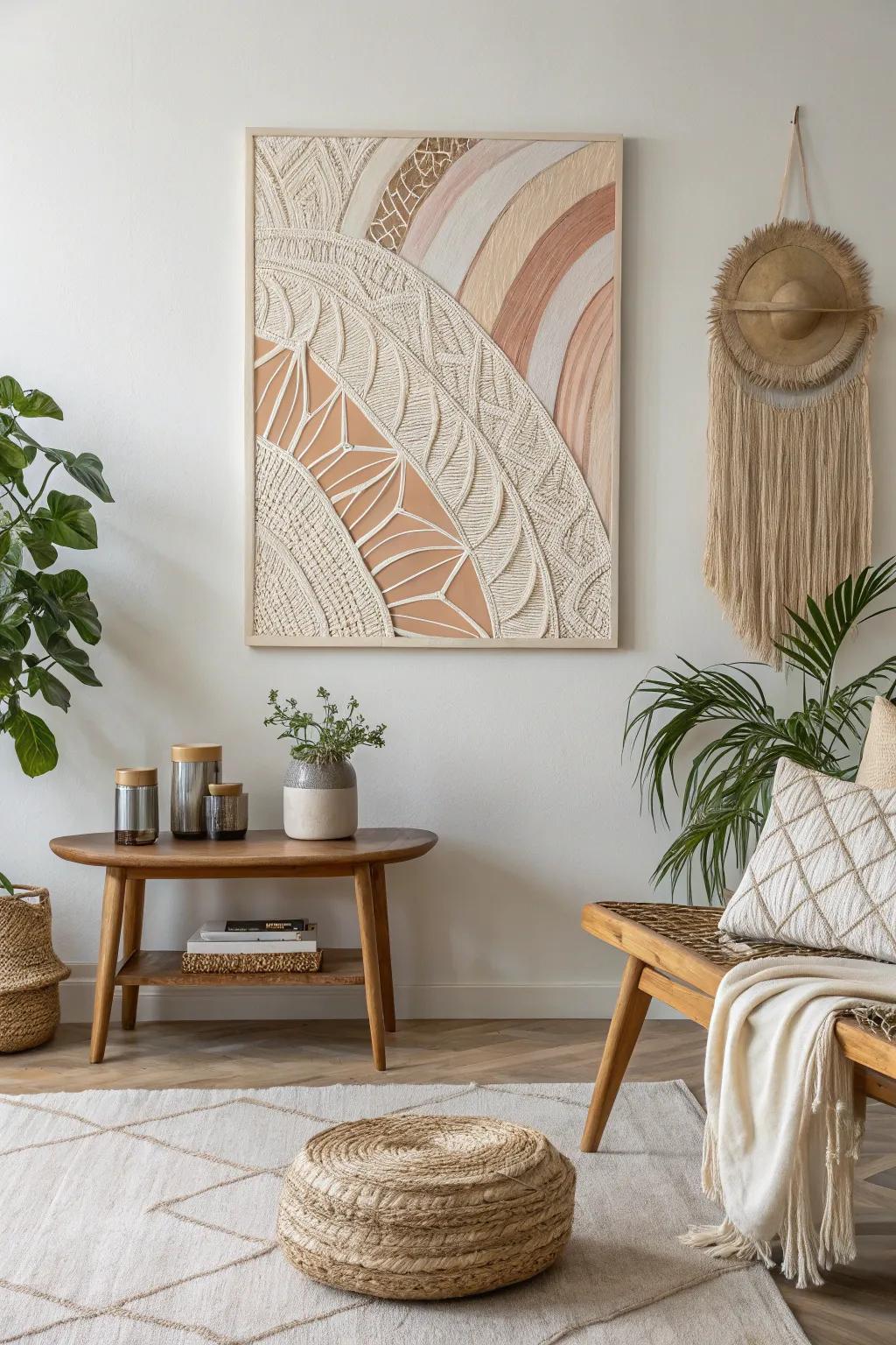 Embrace the beauty of abstract textures and patterns; where simplicity meets artistic elegance.