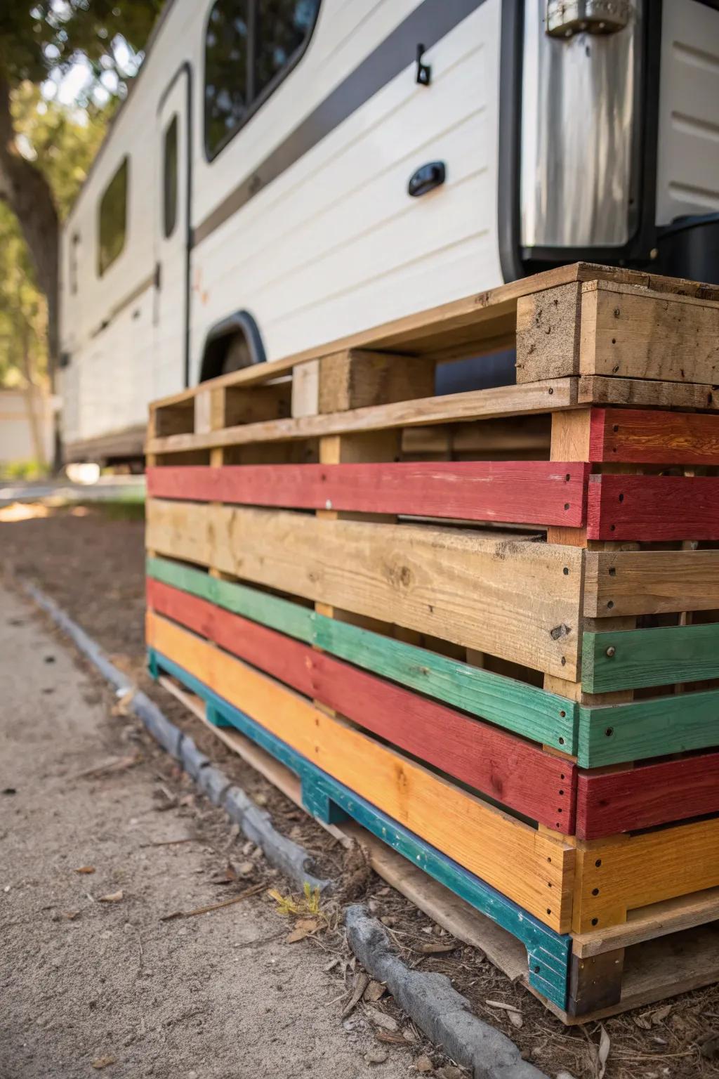 Elevate your RV's style with a pop of color and craftsmanship.