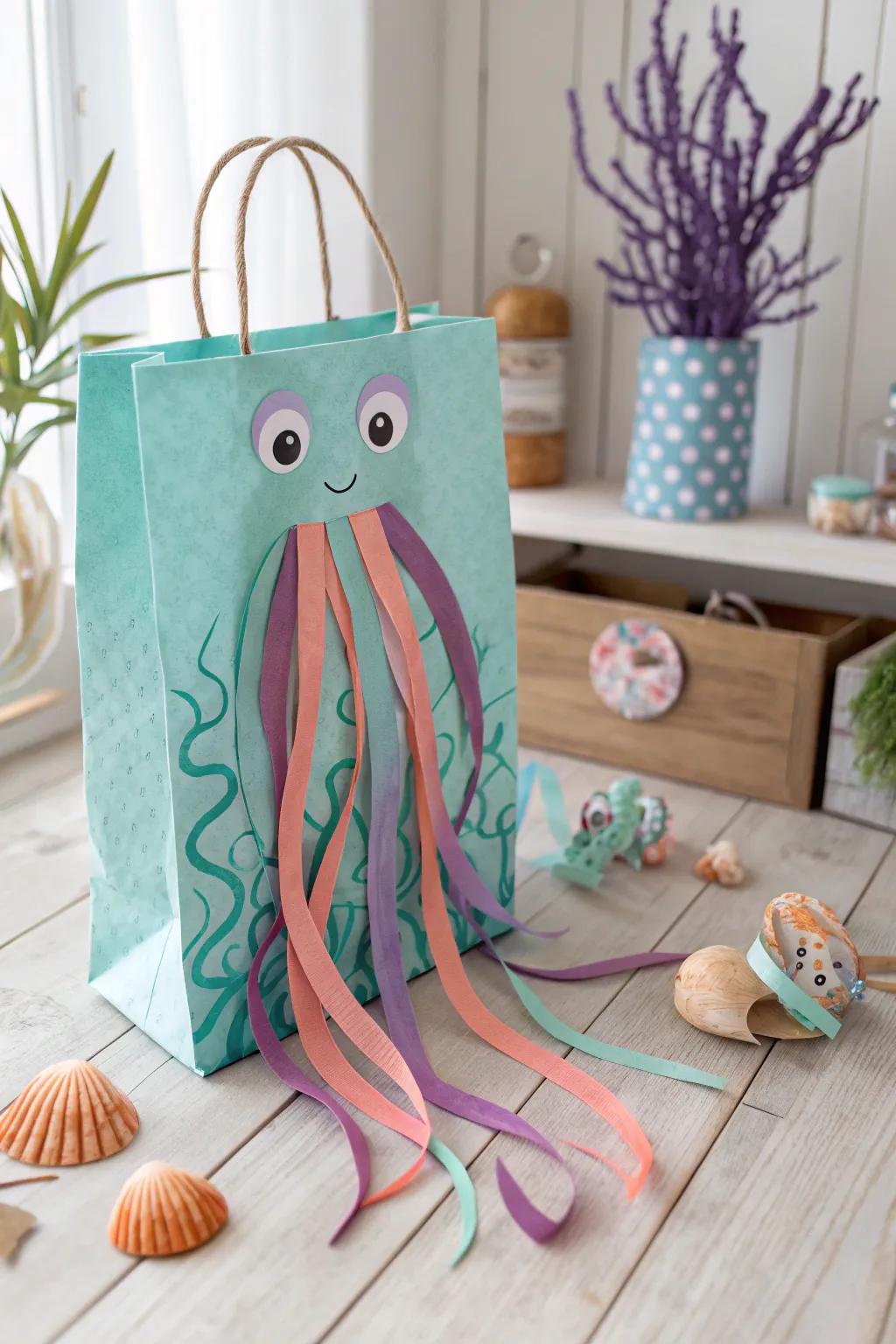 Dive into creativity with this enchanting DIY octopus puppet!