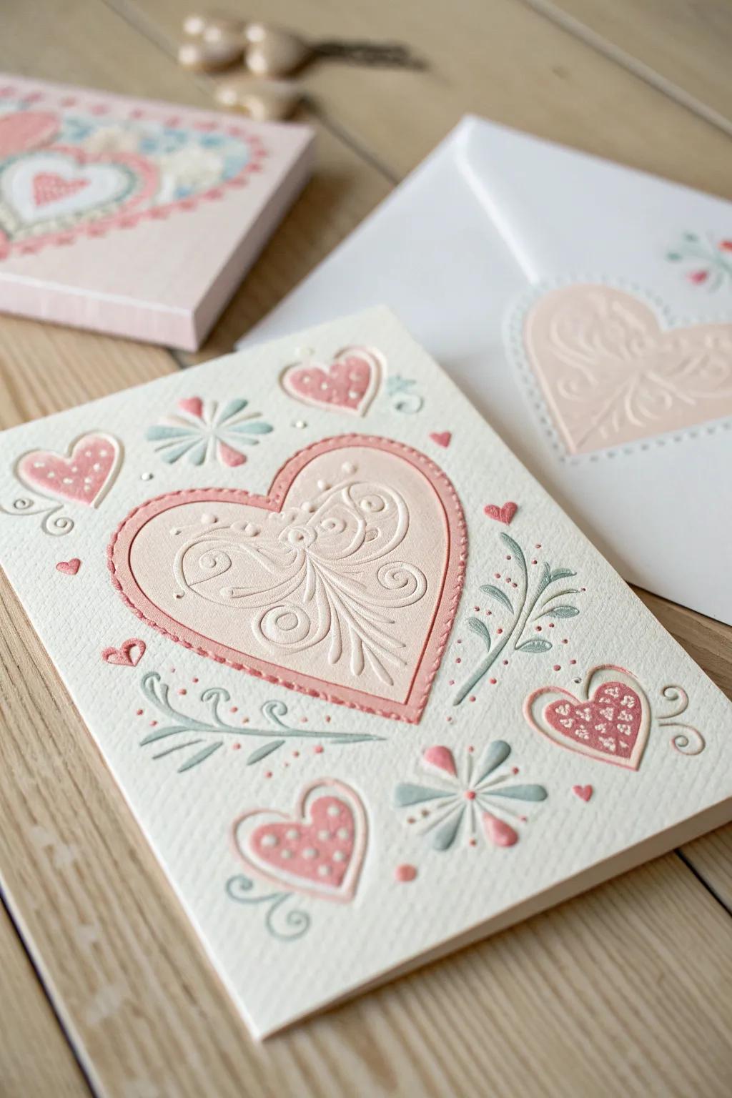 Craft heartfelt moments with charming puffy paint patterns.