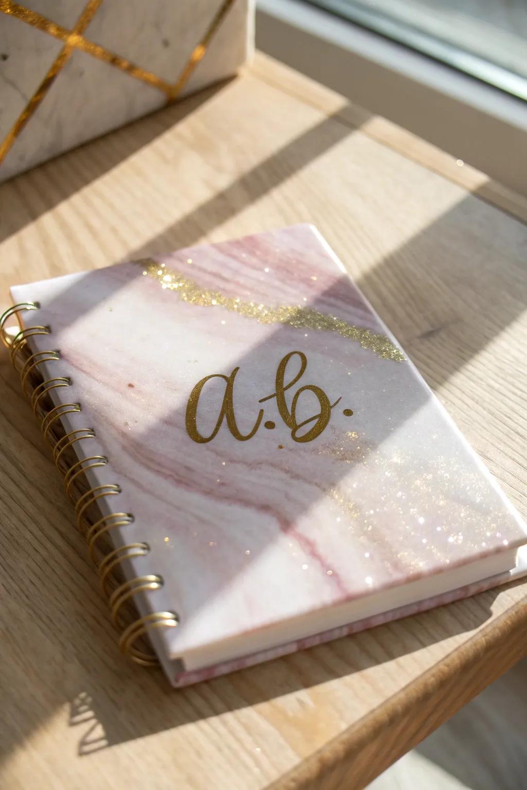 Make your mark with a personalized resin notebook that speaks to your style—simple, elegant, uniquely yours.
