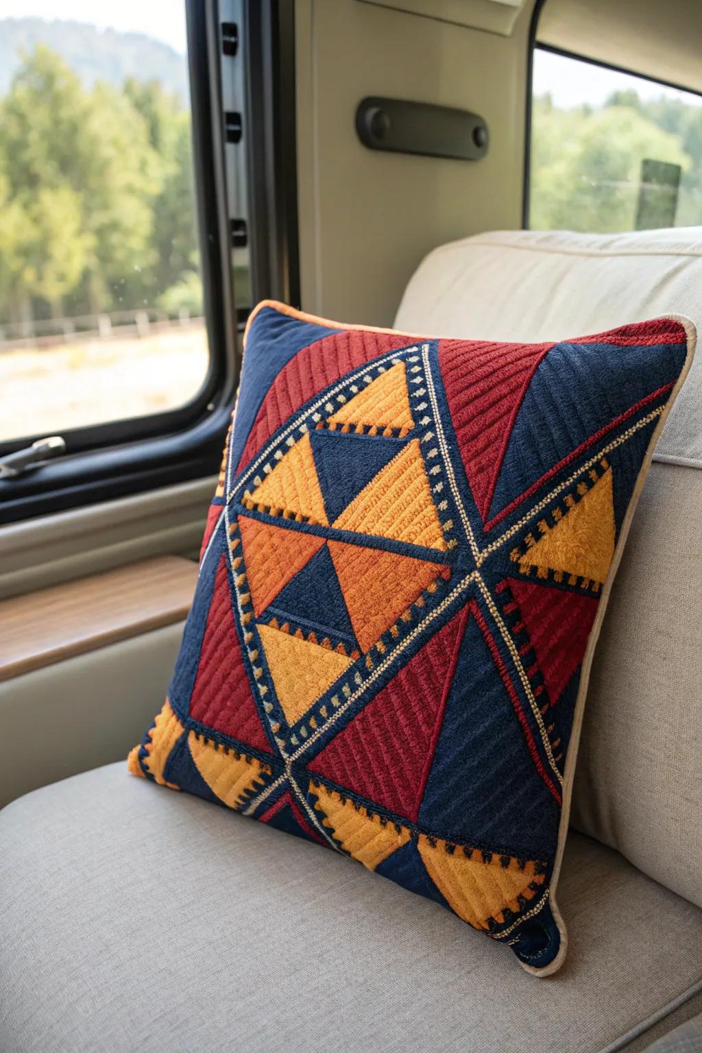 Transform your RV space with a splash of color and craftsmanship.