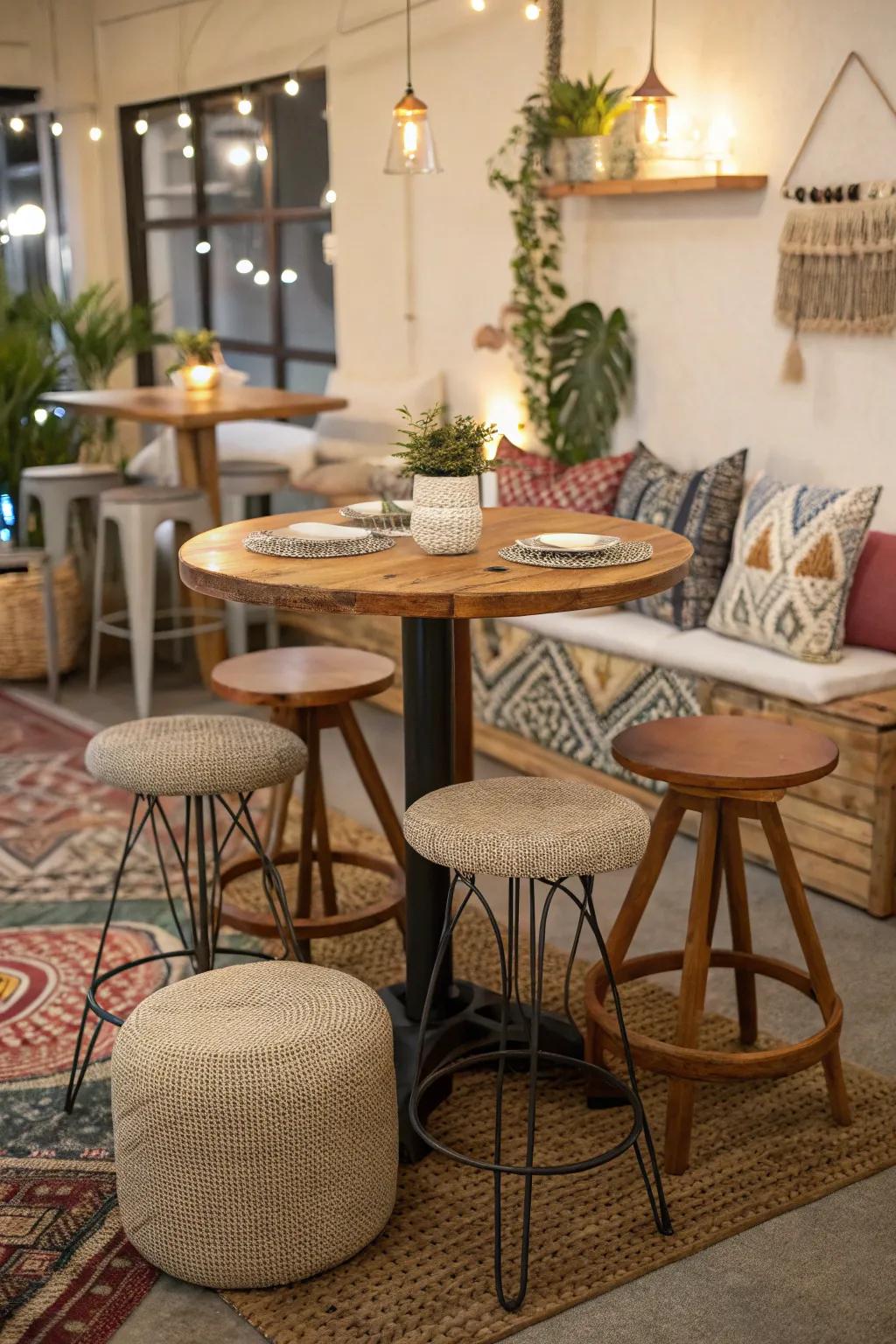 Flexible seating arrangements can enhance comfort and style.