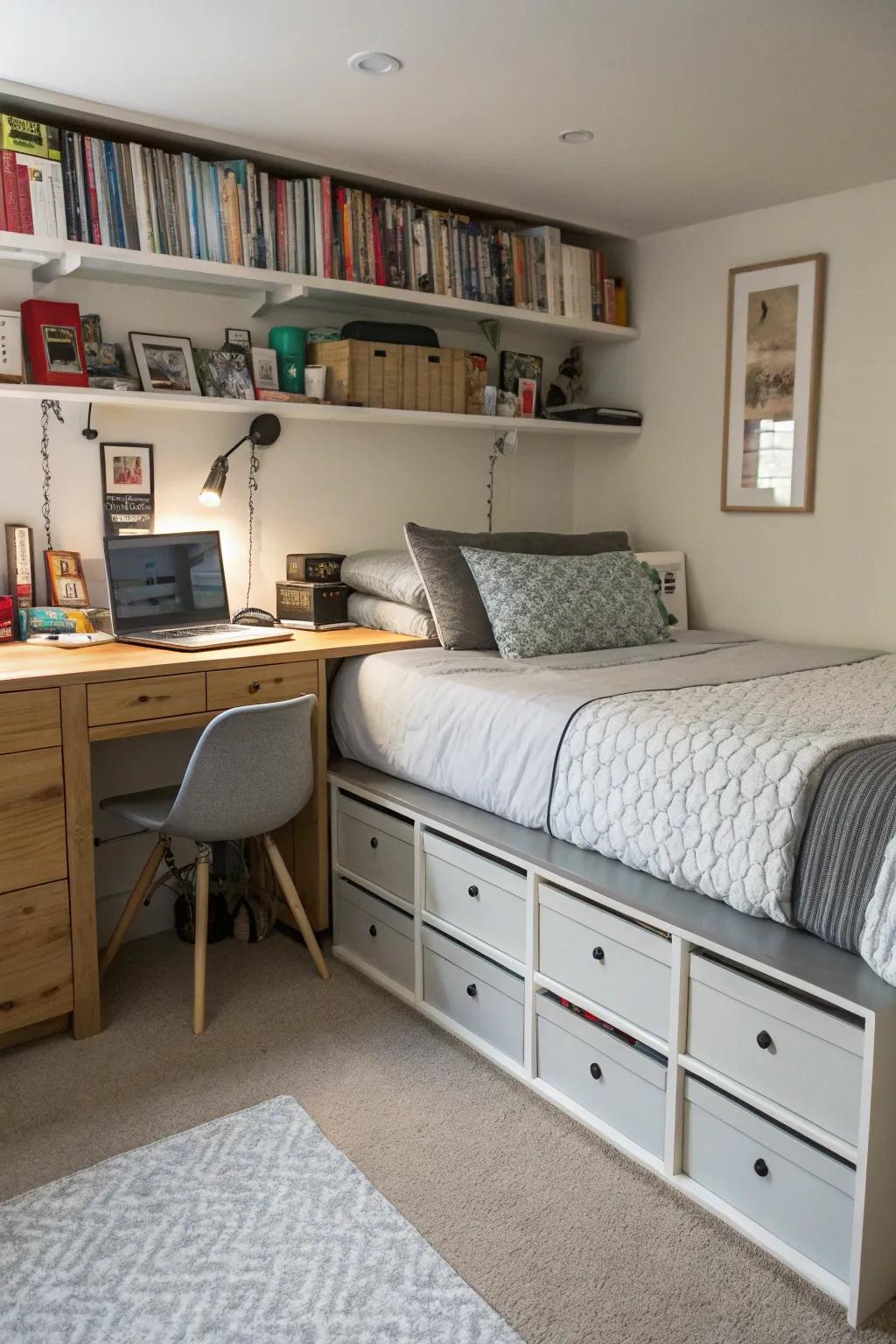 Maximize functionality with furniture that does double duty.