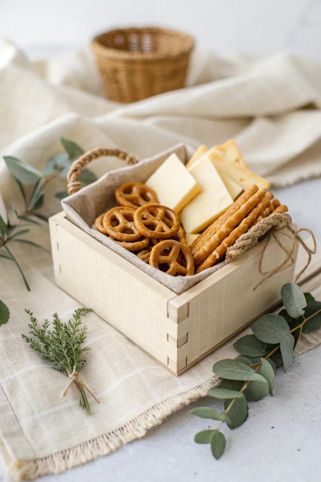 Snack in style: A savory St. Patrick's Day treat with a touch of minimalist charm.