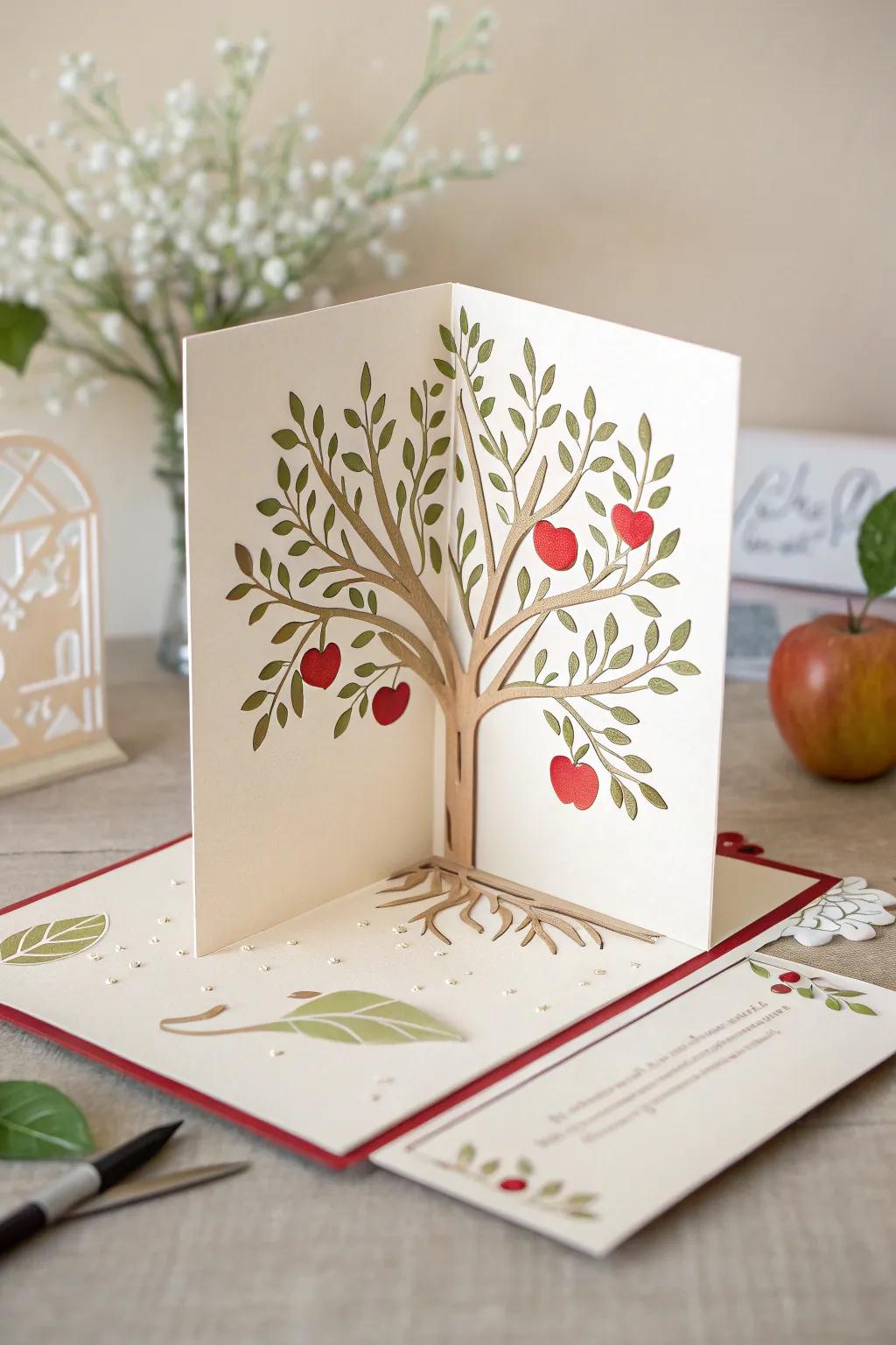 Surprise and delight with a pop-up thank you card that brings a smile.