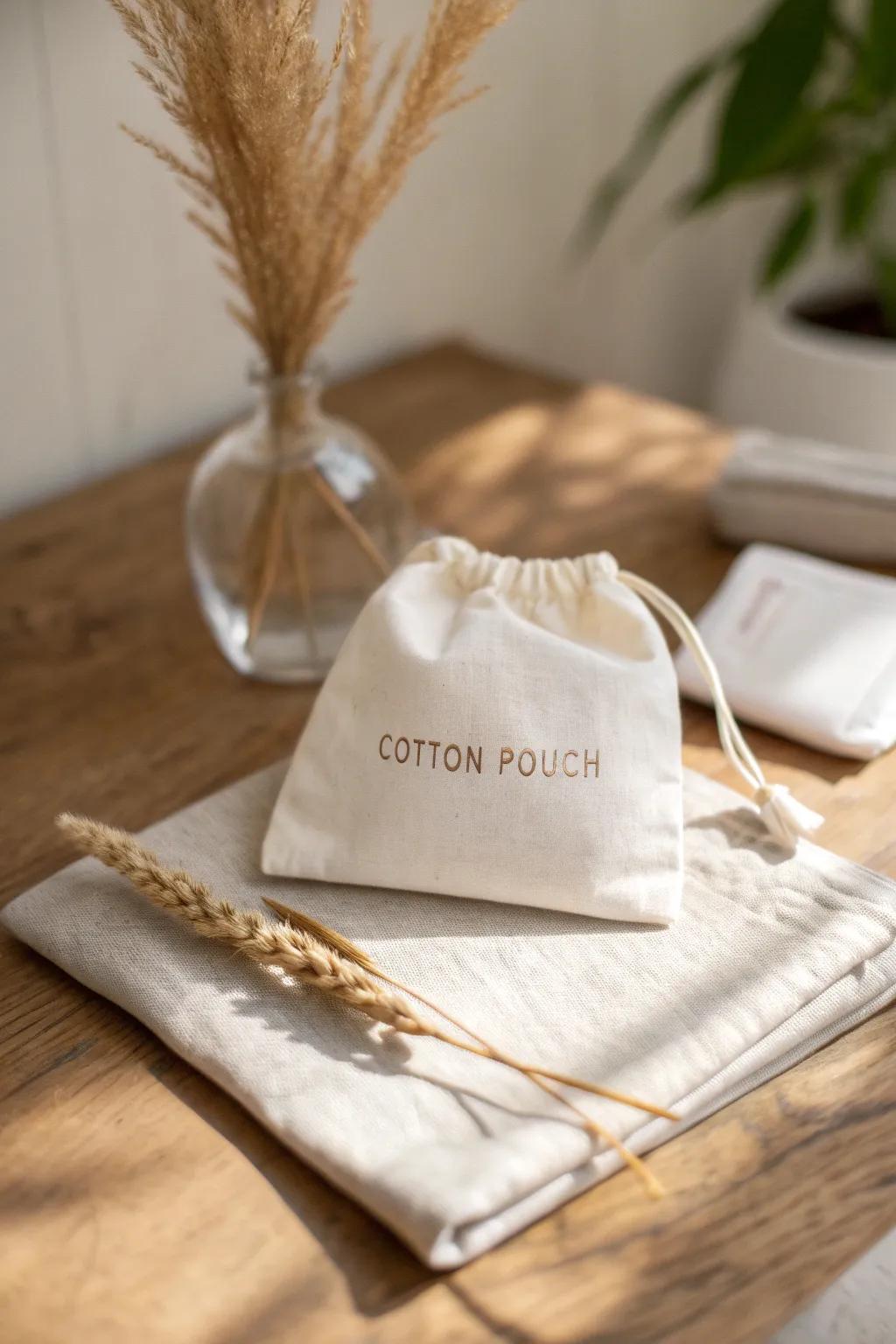 Elevate your Thanksgiving with personalized cotton pouches – a touch of elegance and thoughtfulness.