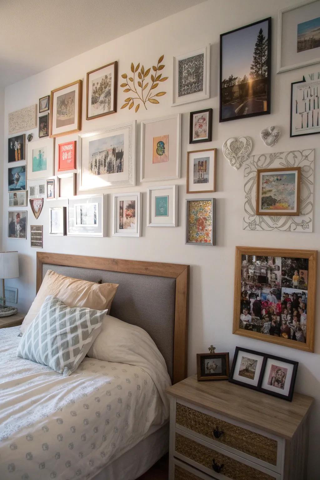 Gallery walls let your personality shine through.