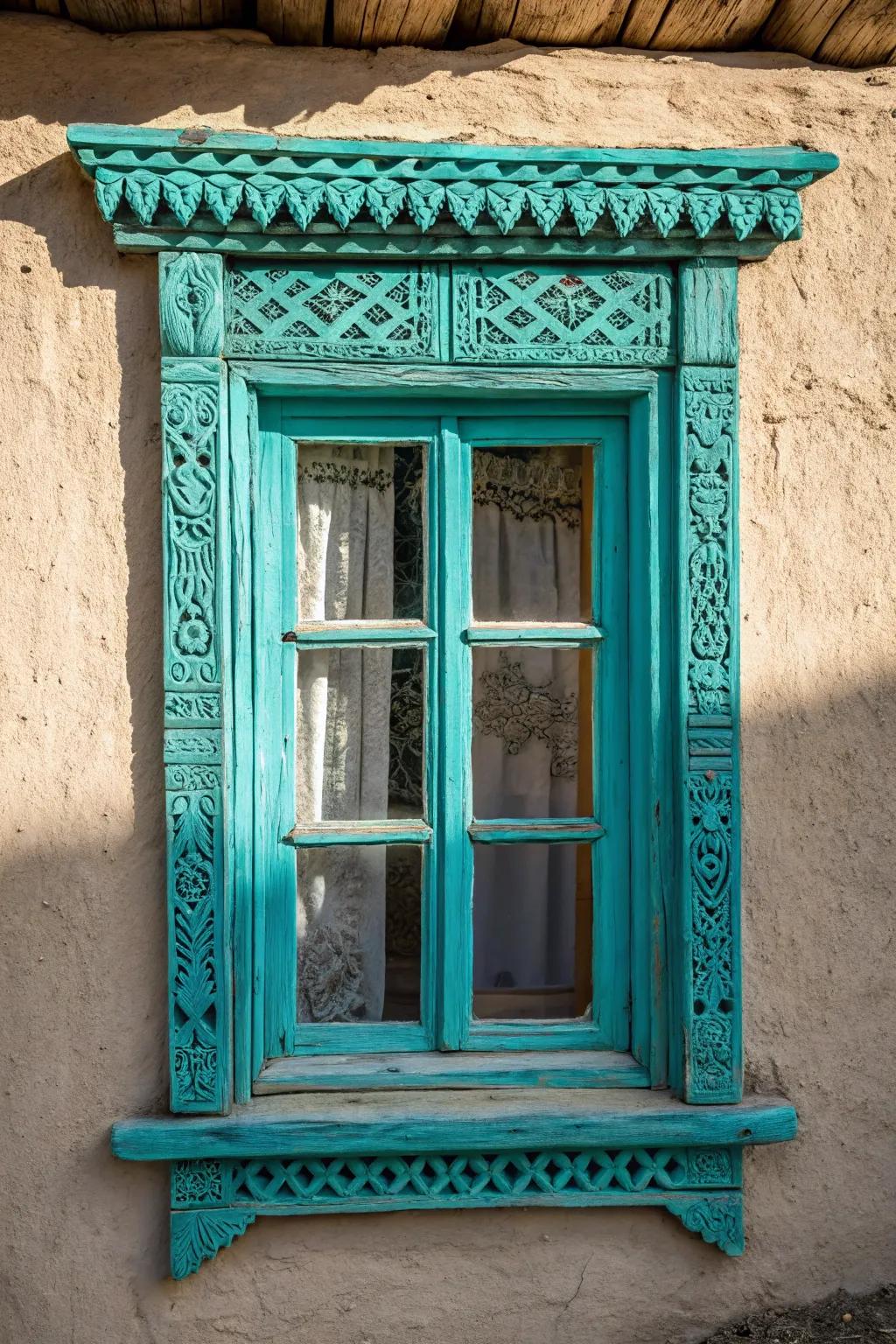 Transform your space with a splash of vibrant turquoise craftsmanship.