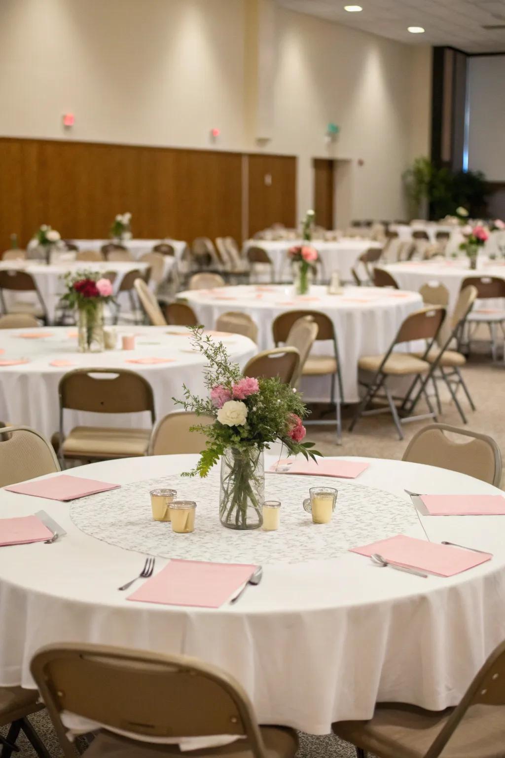 Classy table settings set the stage for elegance.
