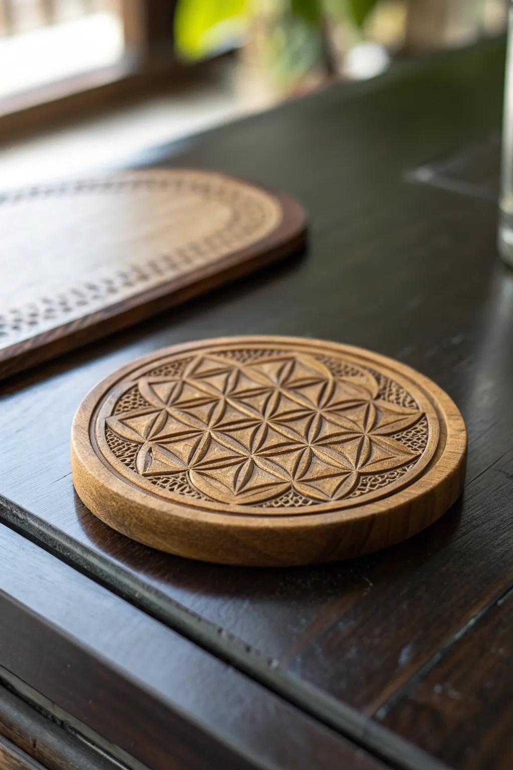 Elevate your coffee table with a touch of artisanal elegance.