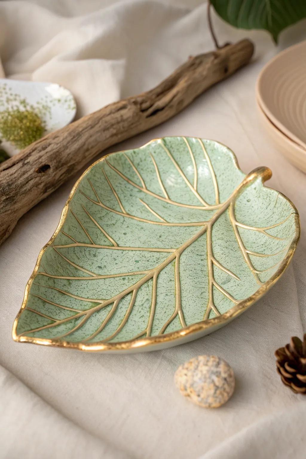 Capture the beauty of nature with handcrafted clay leaf dishes, where simplicity meets elegance.