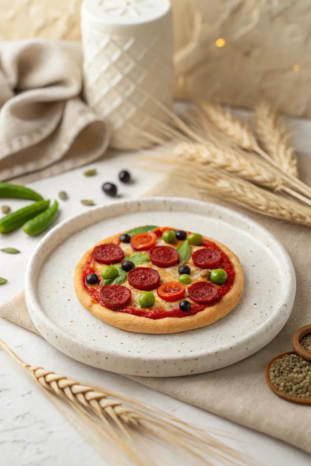 Craft a mini masterpiece with air dry clay—perfect for a playful pizza party!