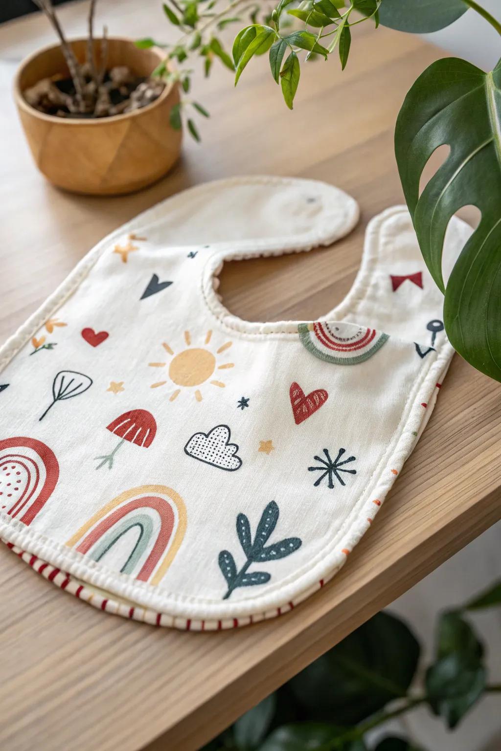Transform ordinary into extraordinary with DIY fabric paint—every bib a canvas for your creativity!