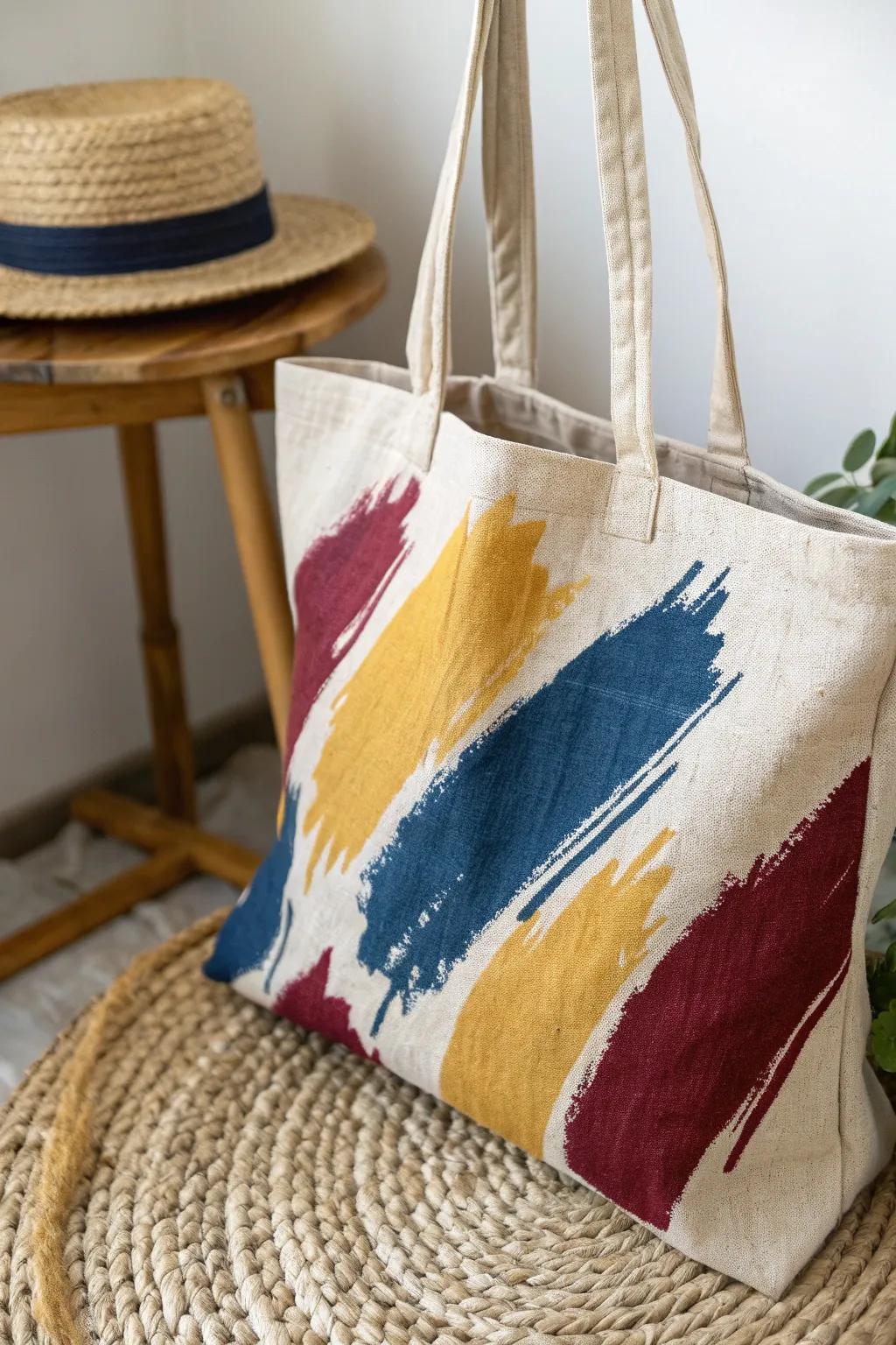 Unleash your creativity with a DIY art bag that speaks your style. 🎨✨ #DIYDesign #MinimalistBoho #BagArtistry
