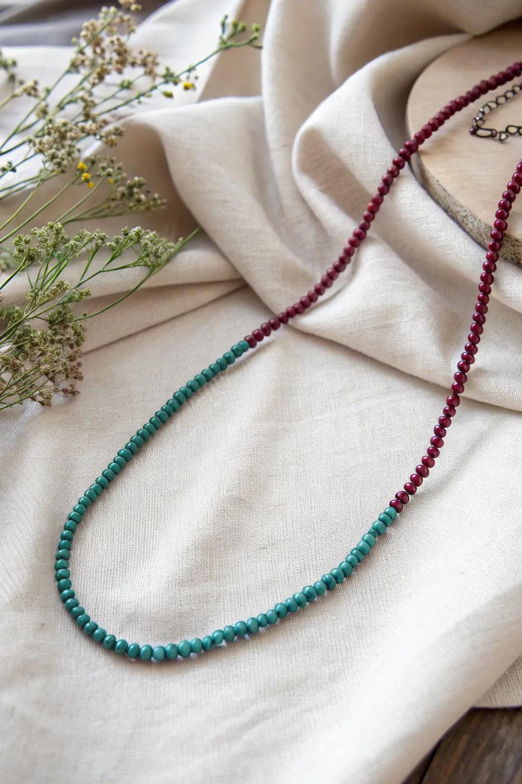 Elevate your style with minimalist elegance—tiny beads, bold hues, endless charm. #MinimalistChic #ScandiBoho