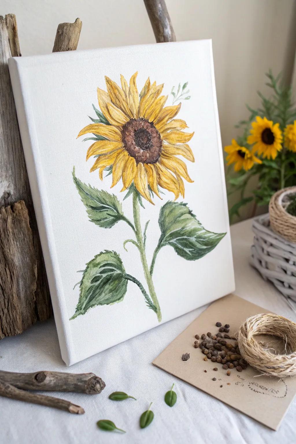 Embrace your creativity with a touch of floral artistry. 🌻