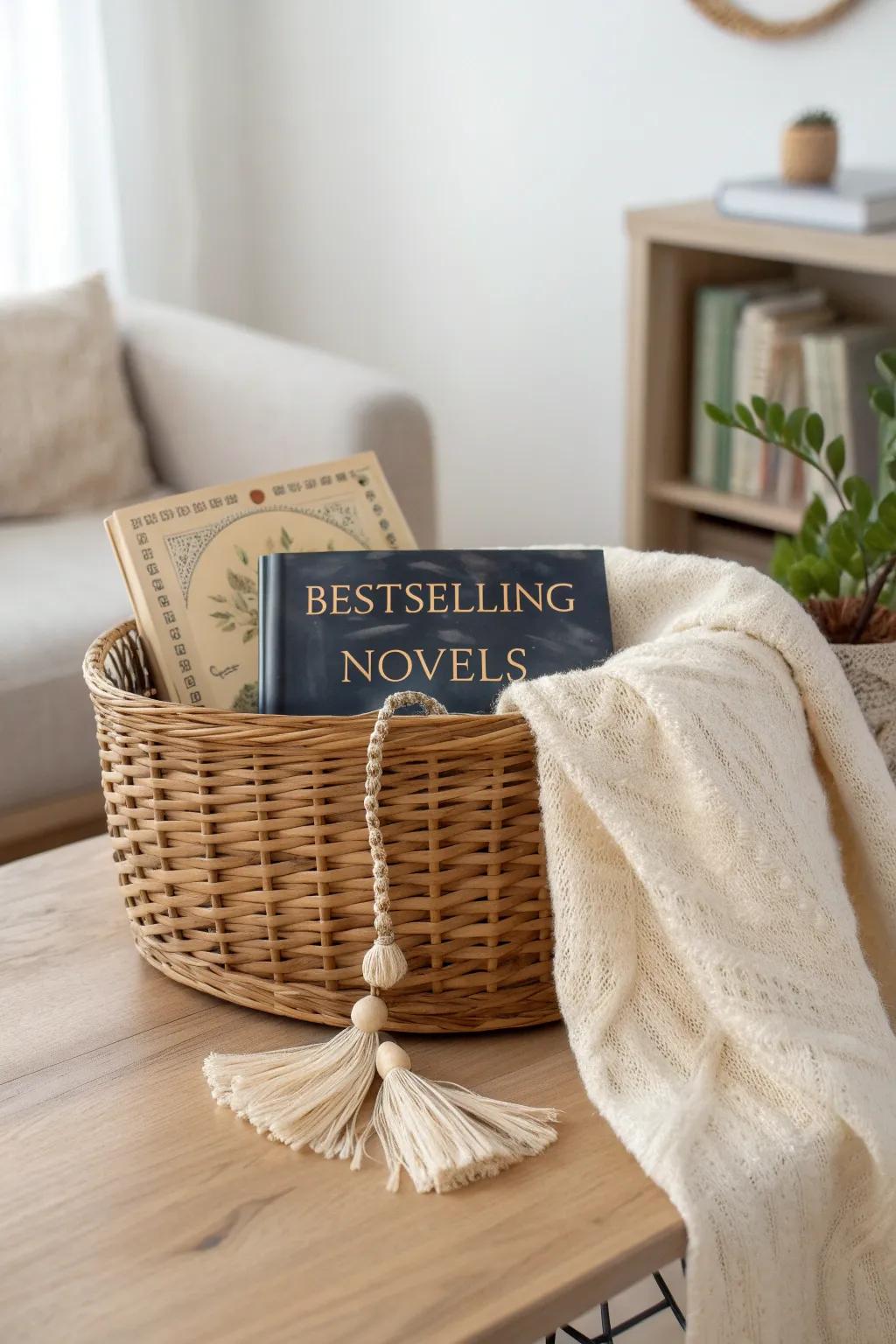 Embrace the simple joy of reading with a curated birthday basket—where stories come alive in comfort and style!