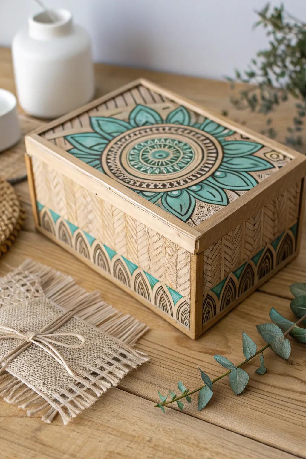 Eco-chic in a box: Sustainable design meets minimalist beauty.