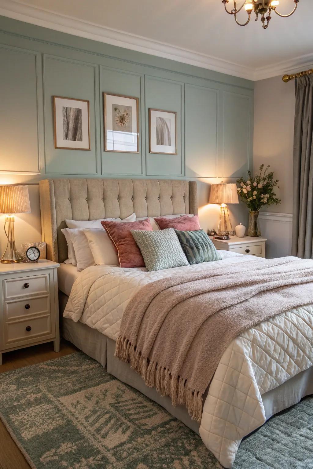Comfortable bedding is key to a restful night's sleep.
