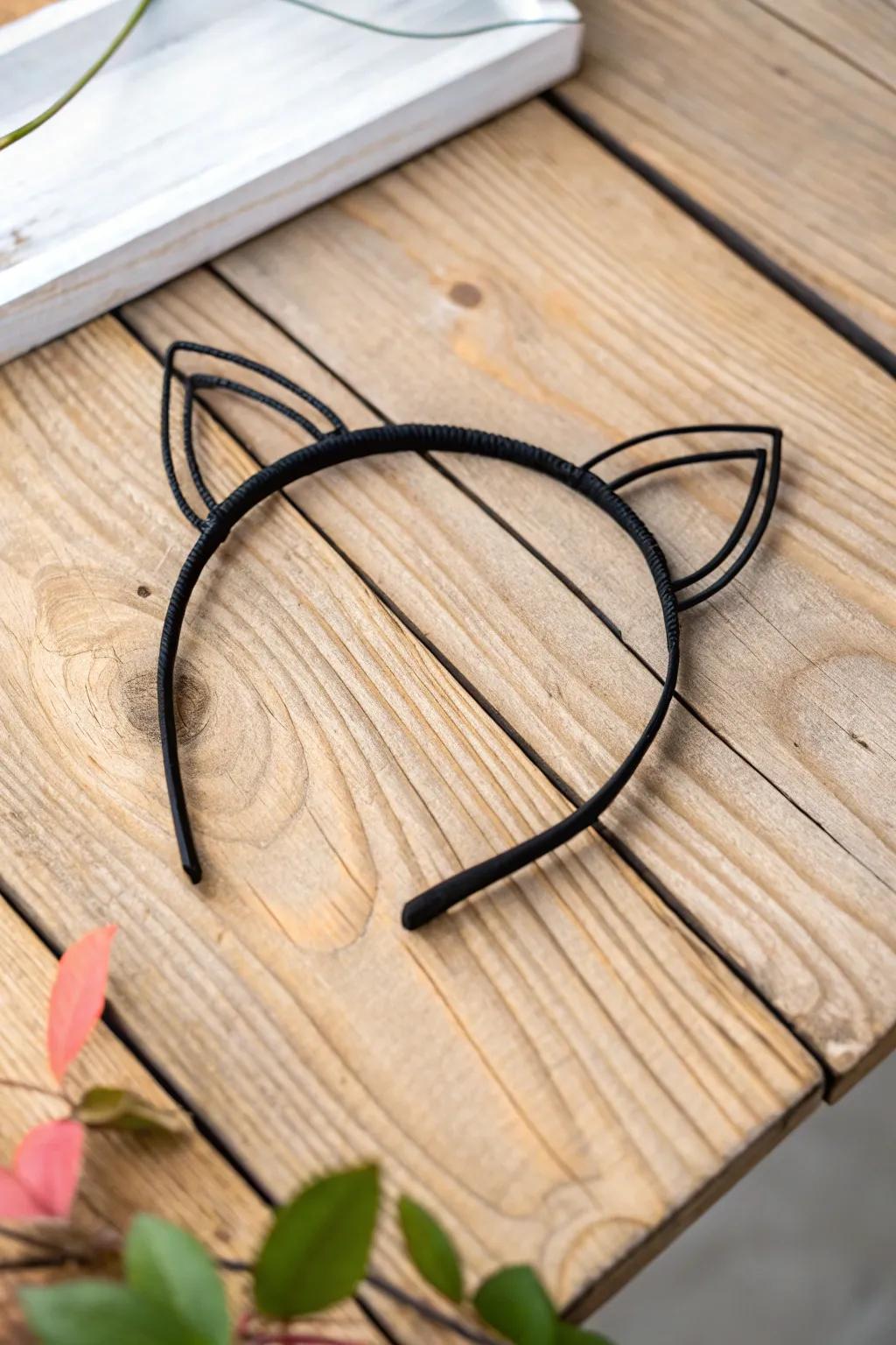 Embrace your inner feline with minimalist charm and a touch of whimsy.