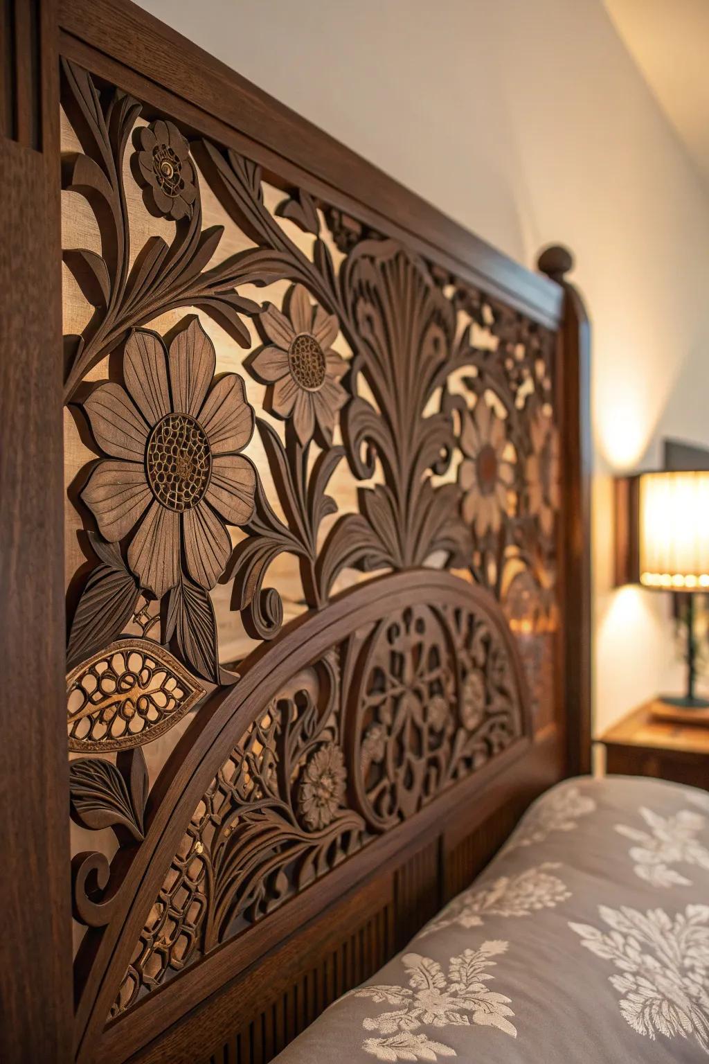 Elevate your bedroom with a bespoke CNC-crafted headboard, where artistry meets craftsmanship.