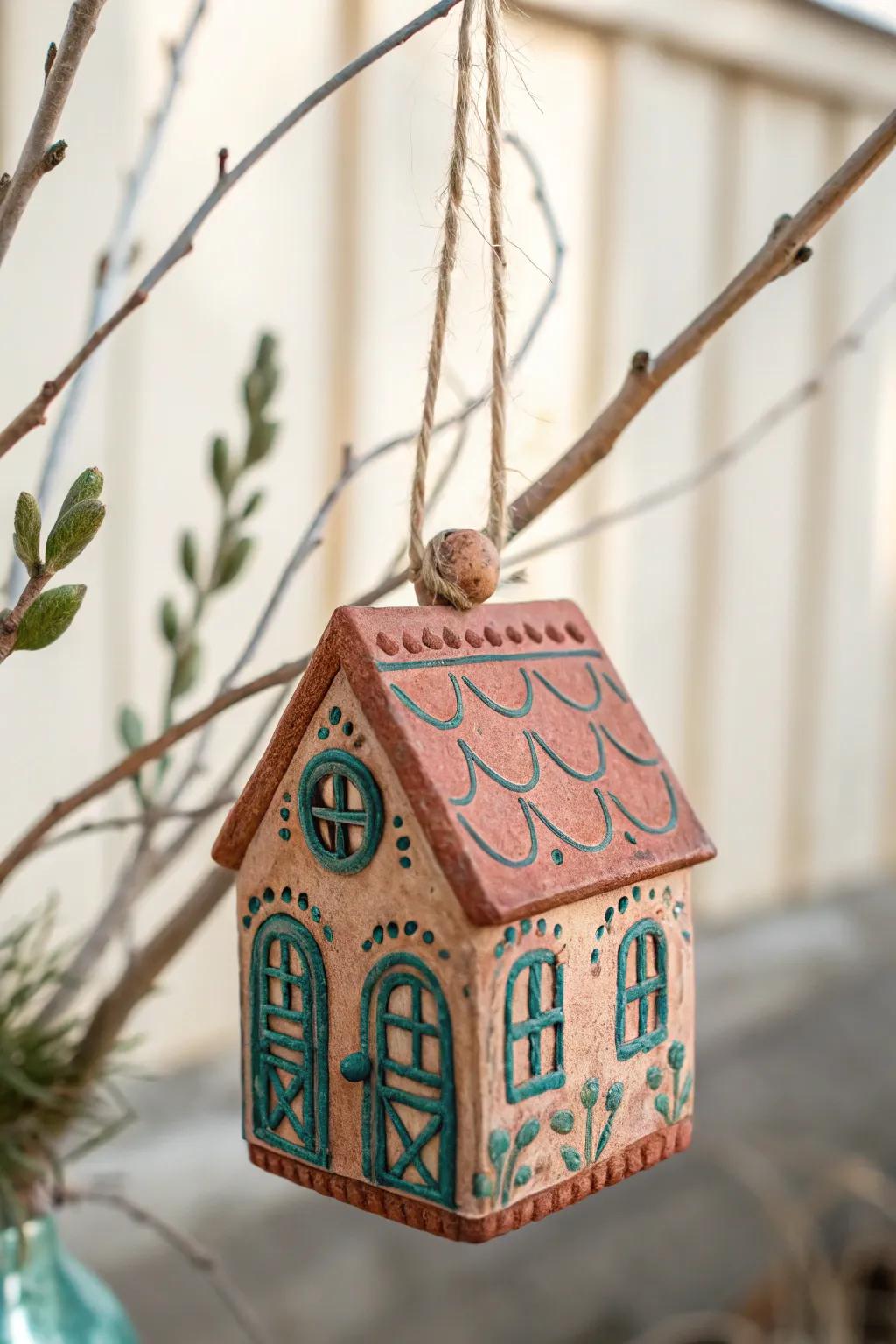 Adorn your space with the charm of handcrafted clay ornaments. A touch of warmth and artistry for your favorite nook.