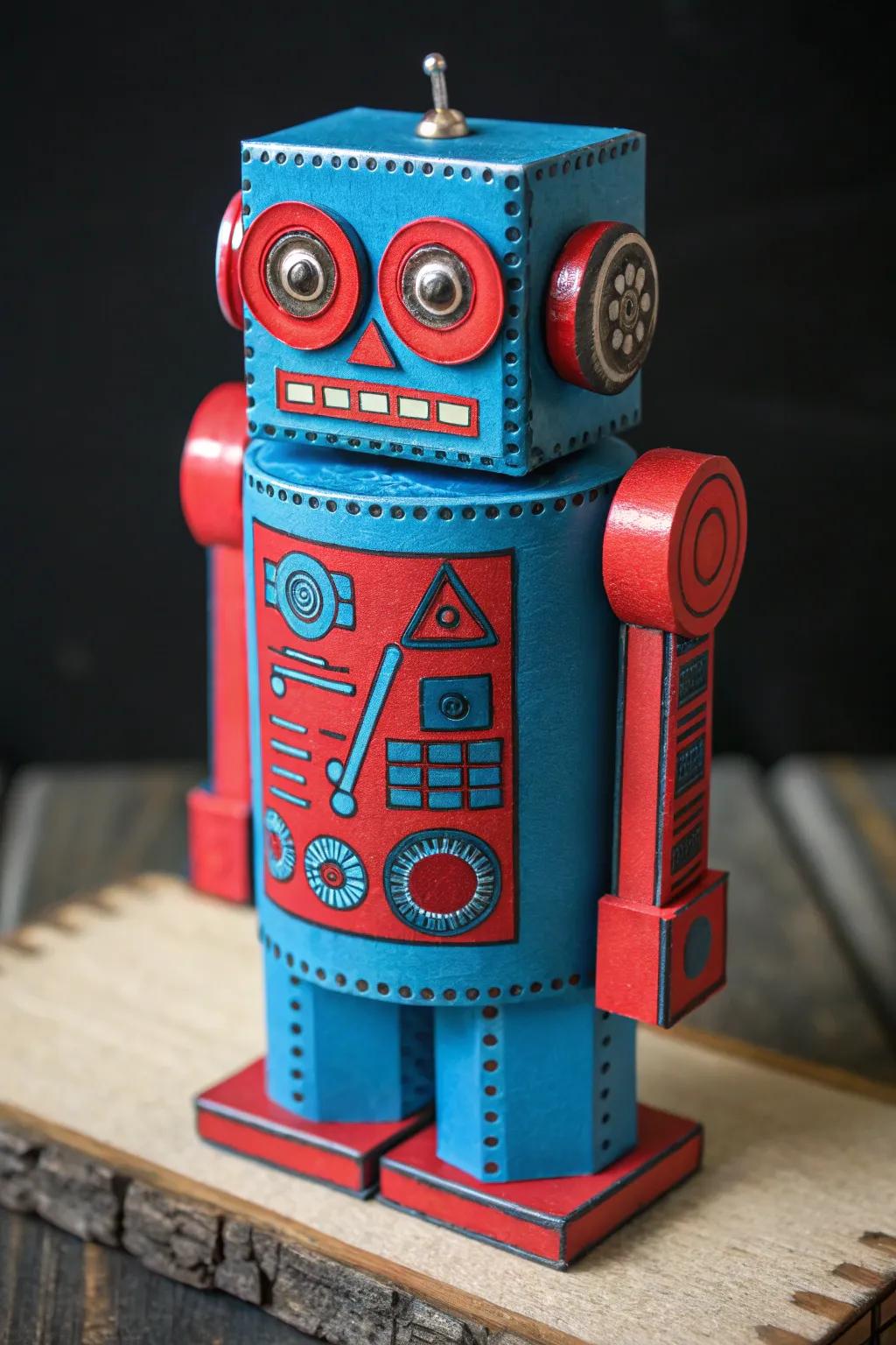 Unleash creativity with these bold and vibrant TP Roll Robots, where every detail showcases unique craftsmanship.