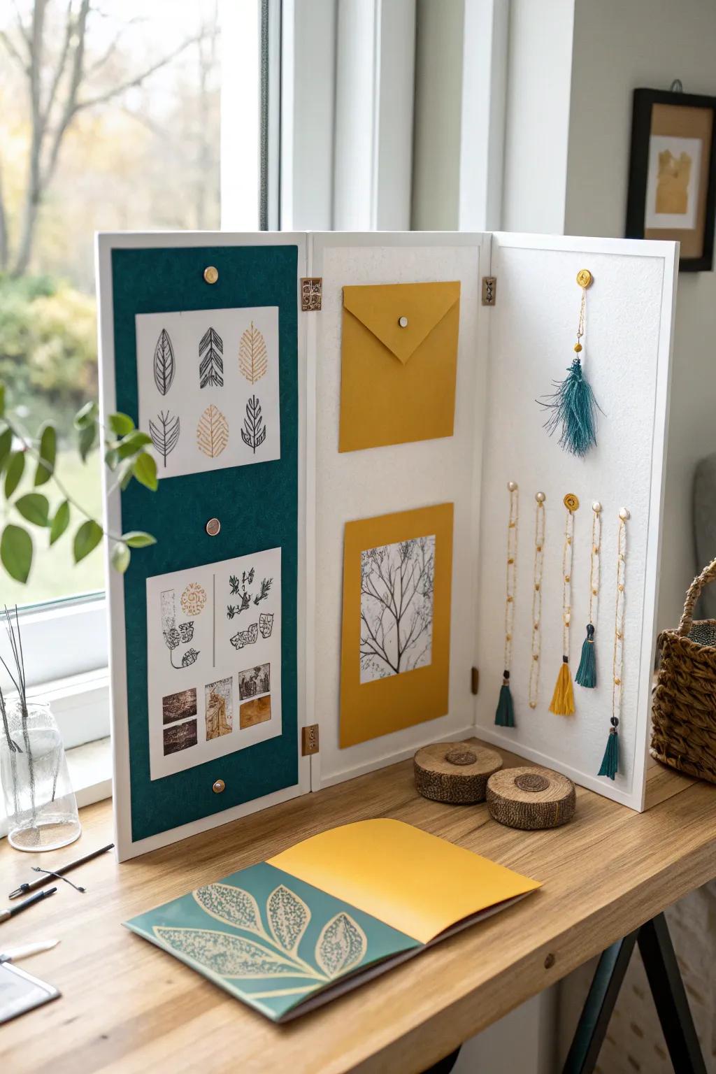 Unfold Creativity: Engage your audience with a touch of interactive elegance.