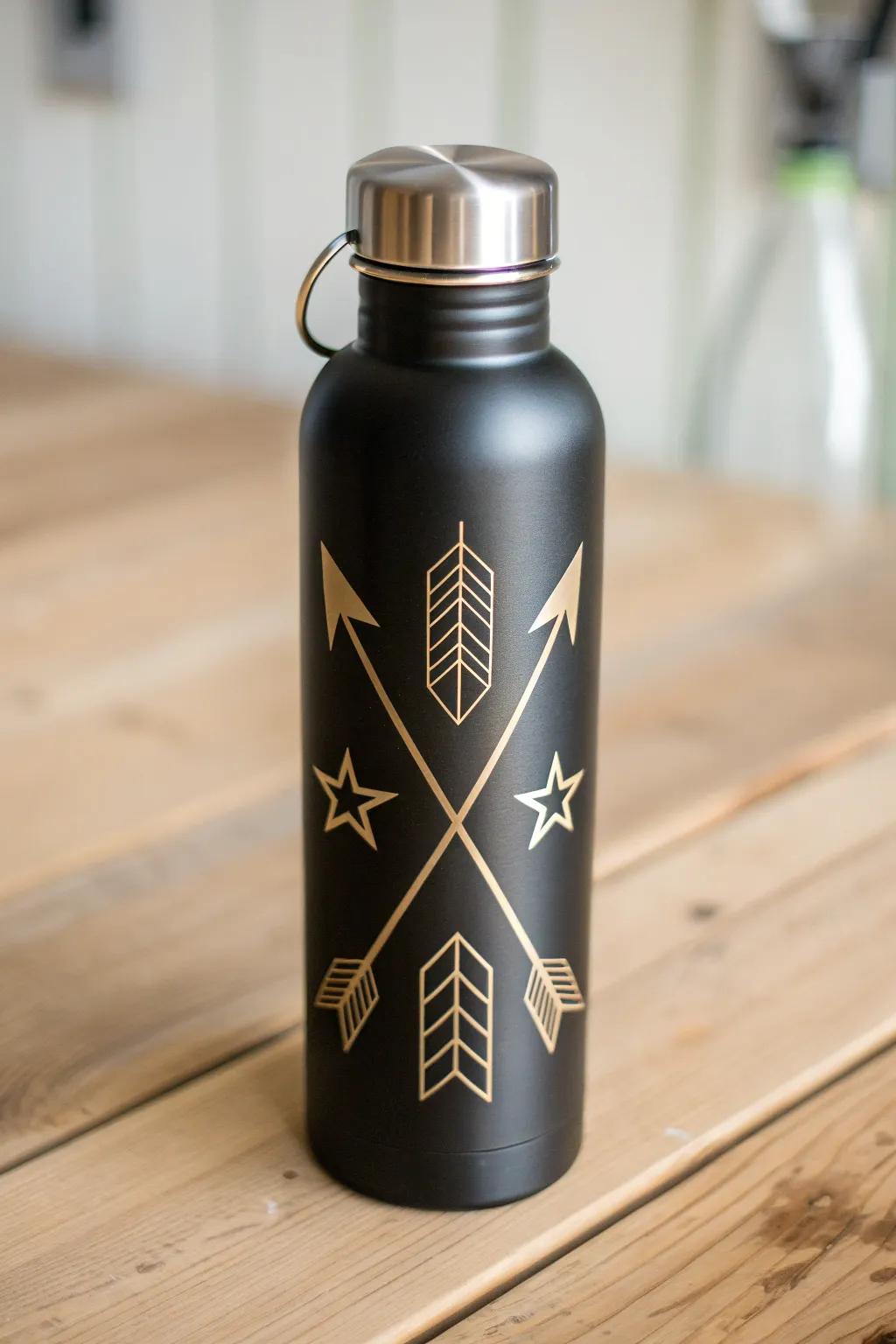 Transform your hydration with symbolic style—where minimalism meets bold design.