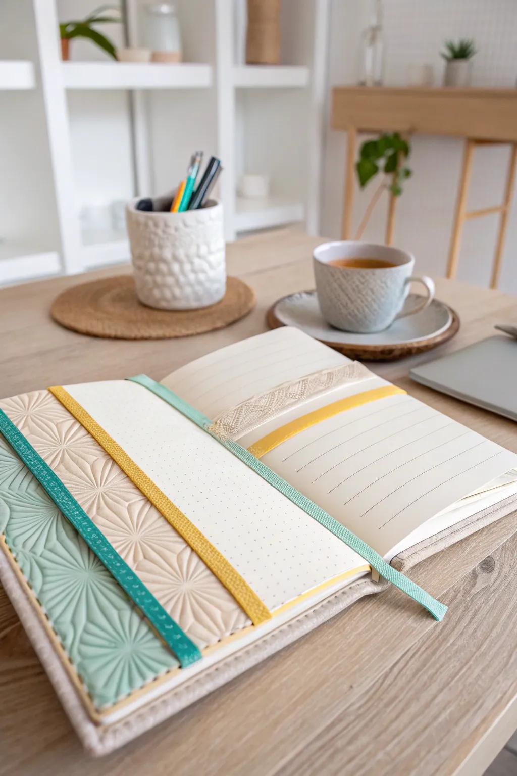Organize your thoughts with style and simplicity – discover the art of sectioned journal layouts.