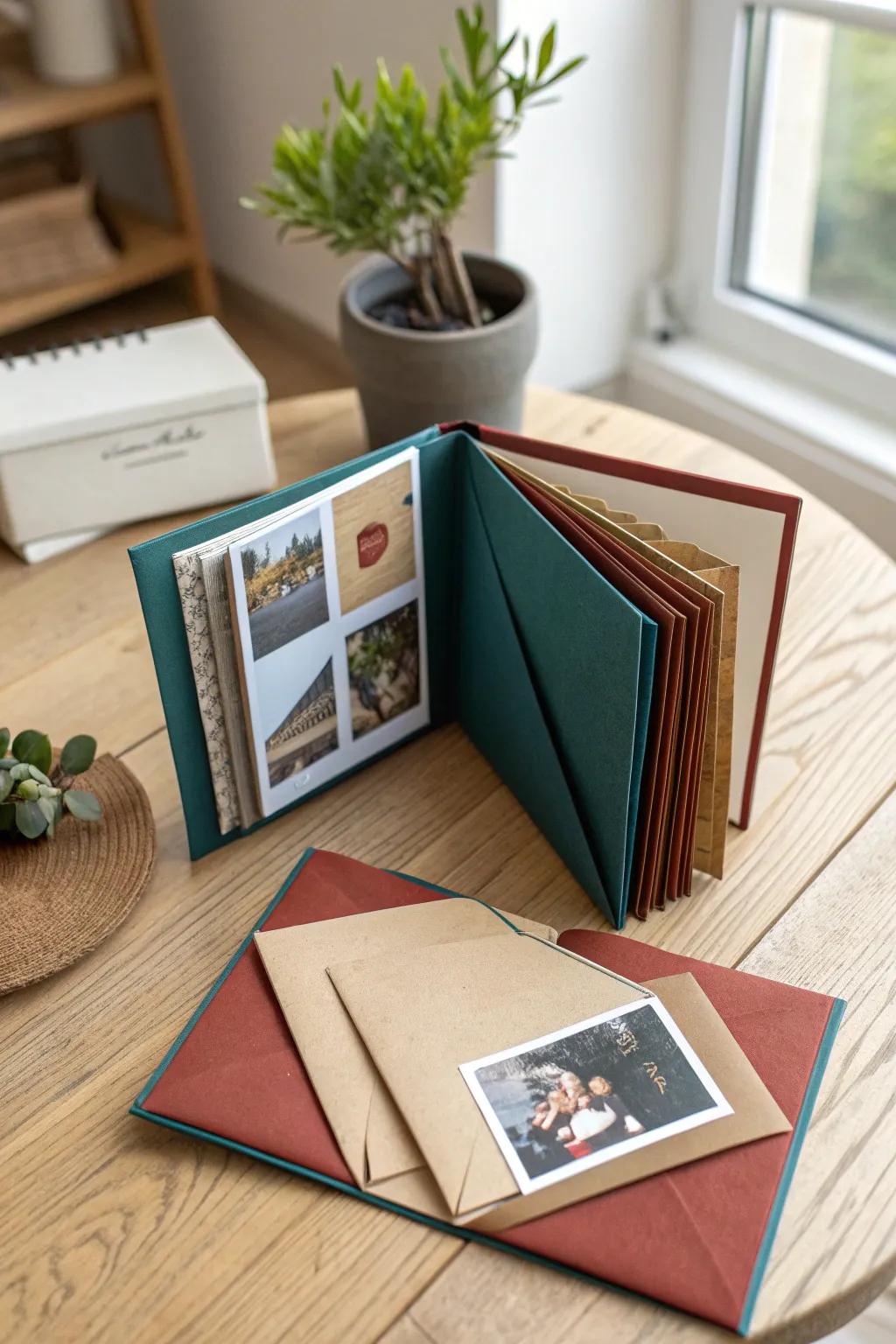 Unveil memories with a touch of whimsy: Create your own Envelope Album to store hidden notes and photos!