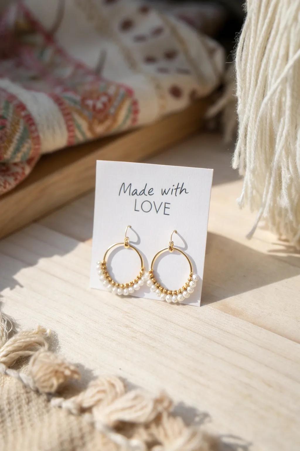 Handcrafted elegance: A touch of love in every detail.