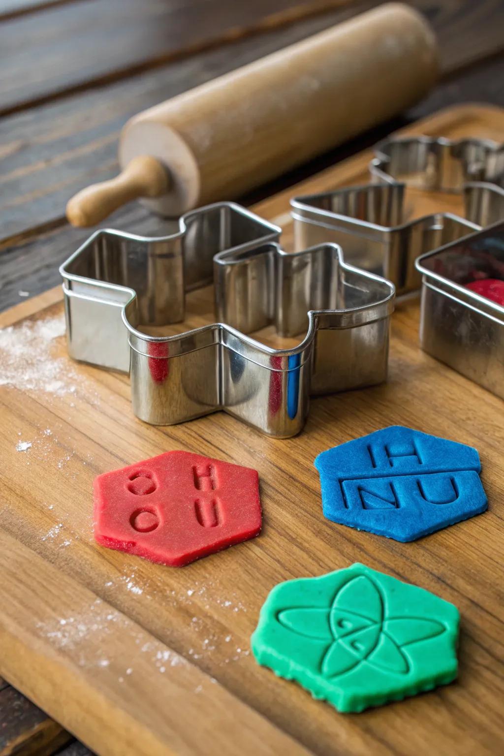 Craft your own periodic table of treats with these stunning element cookie cutters!