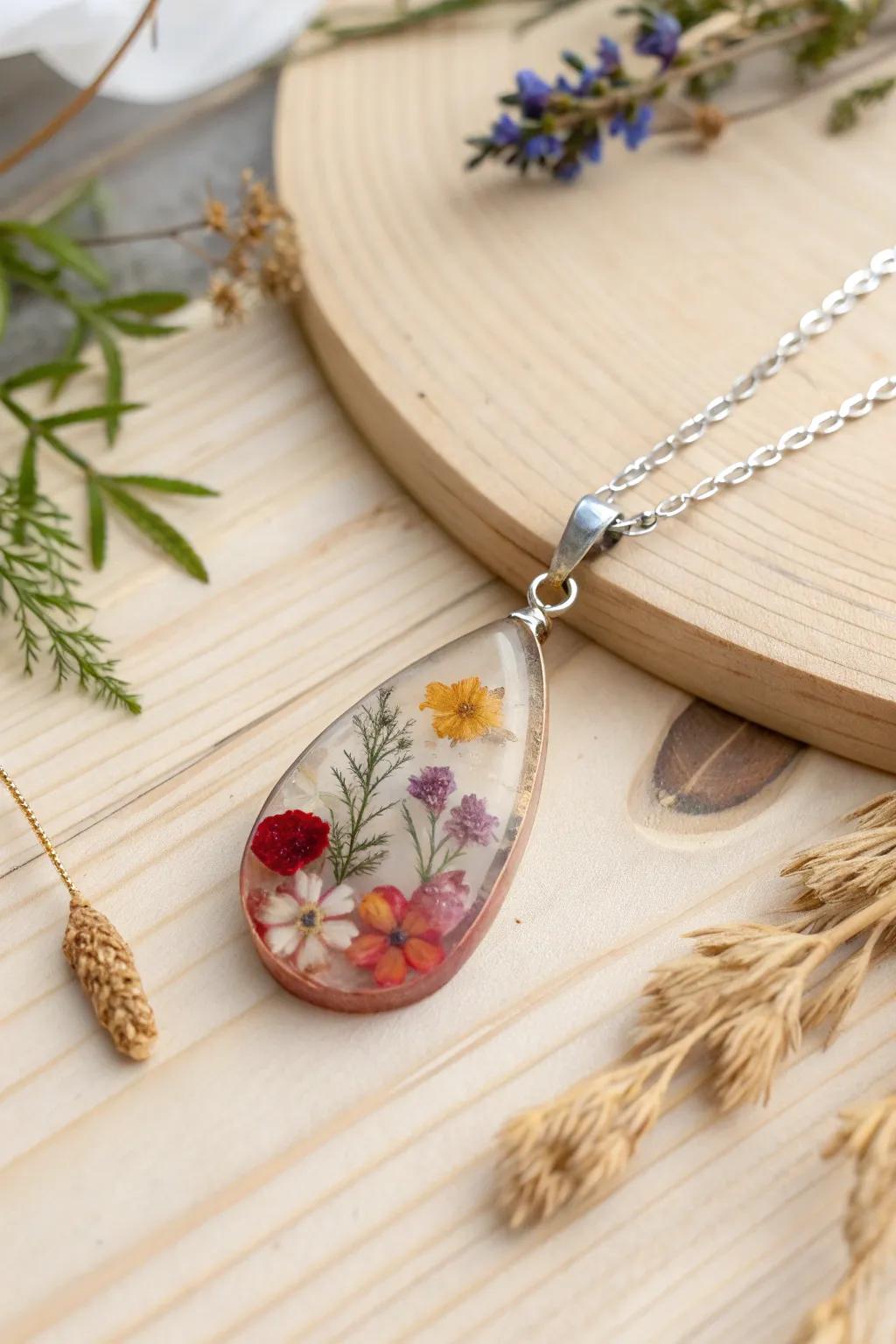 Discover the art of elegance with handcrafted epoxy jewelry, where nature meets bold design.