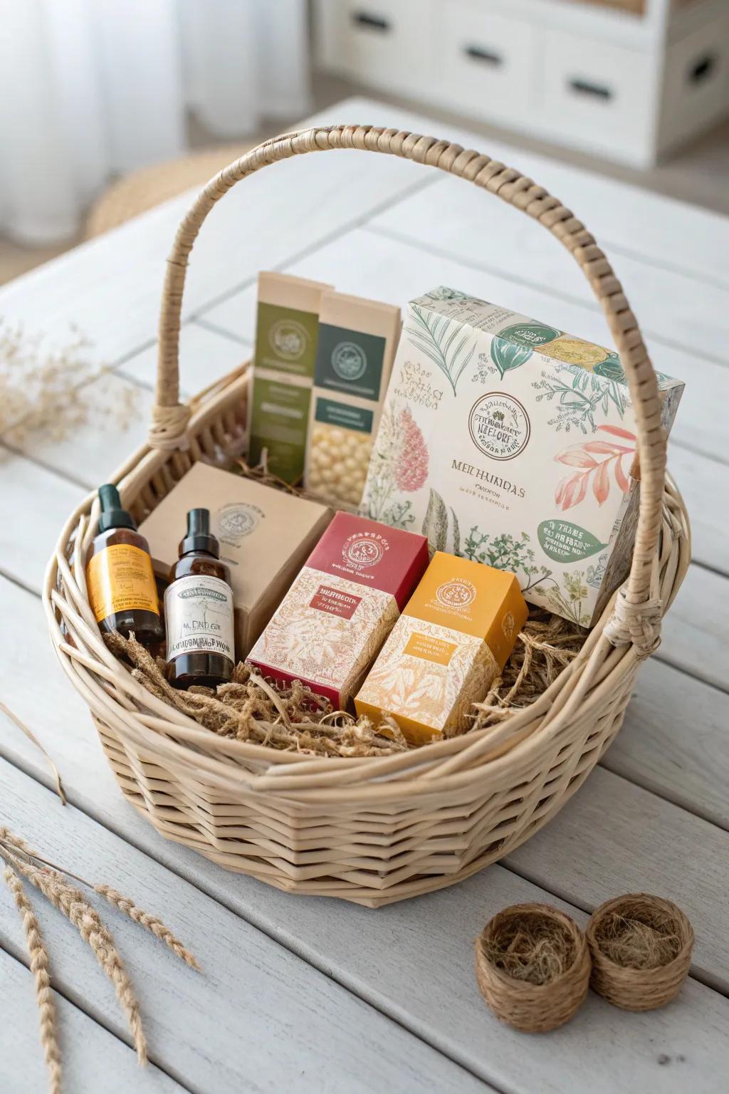 Indulge in a serene escape with a Wellness Retreat Basket, perfect for bringing tranquility to your home.