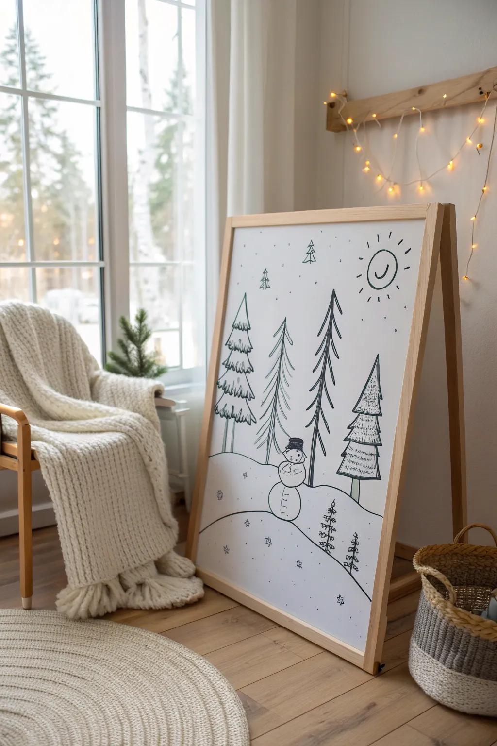 Transform your space with a touch of winter wonderland charm. Perfect for cozy Scandinavian vibes. ❄️✨