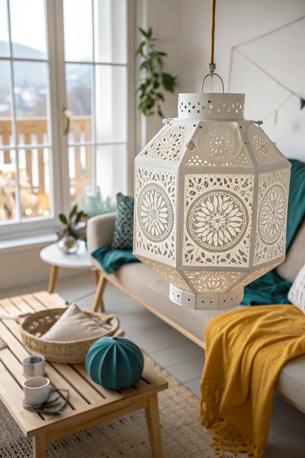 Illuminate your space with the enchanting glow of DIY paper lanterns, perfect for cozy evenings.