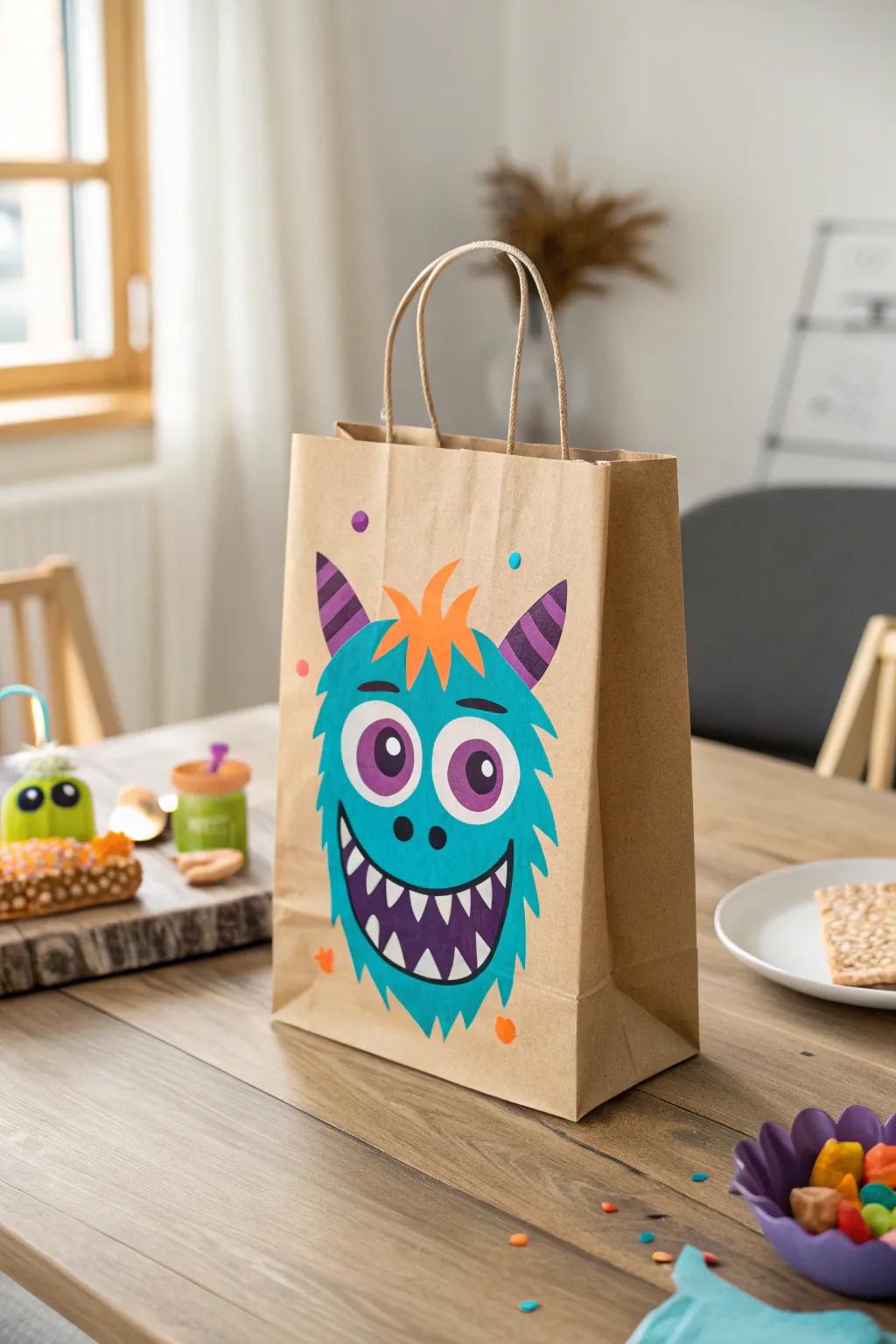 Unleash the quirky charm of Monster Madness Bags this Halloween—where simplicity meets playful creativity!