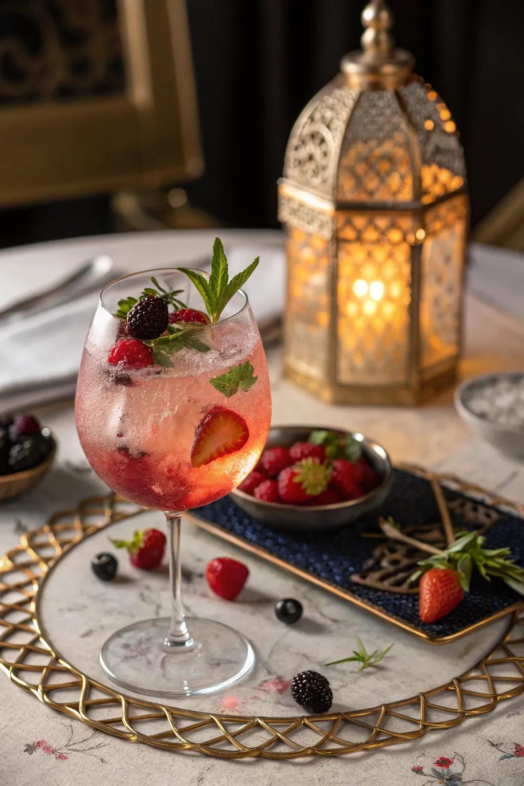 A unique cocktail to enhance the game night experience.