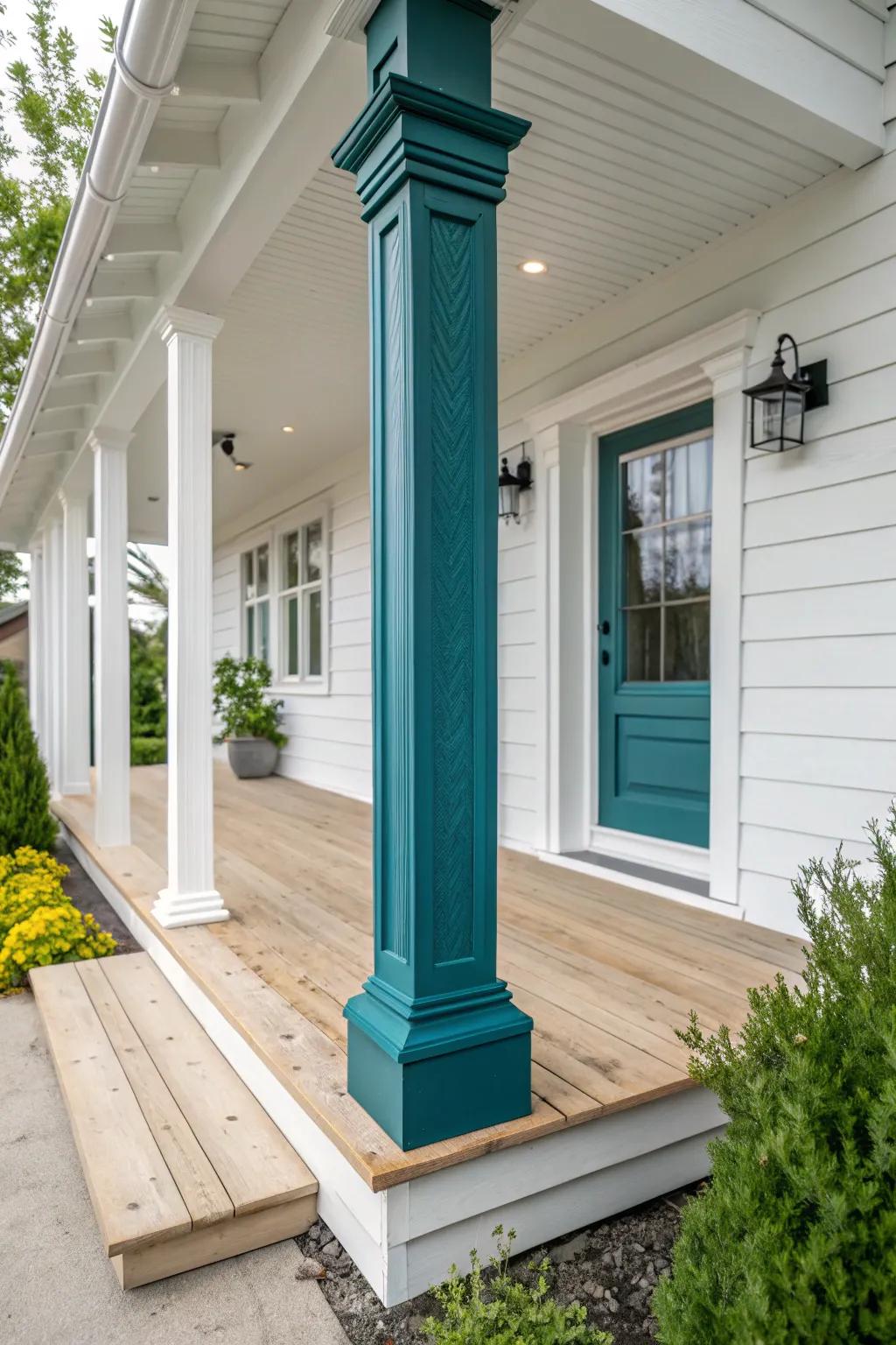 Transform your porch with a bold pop of color and make a statement with every glance!
