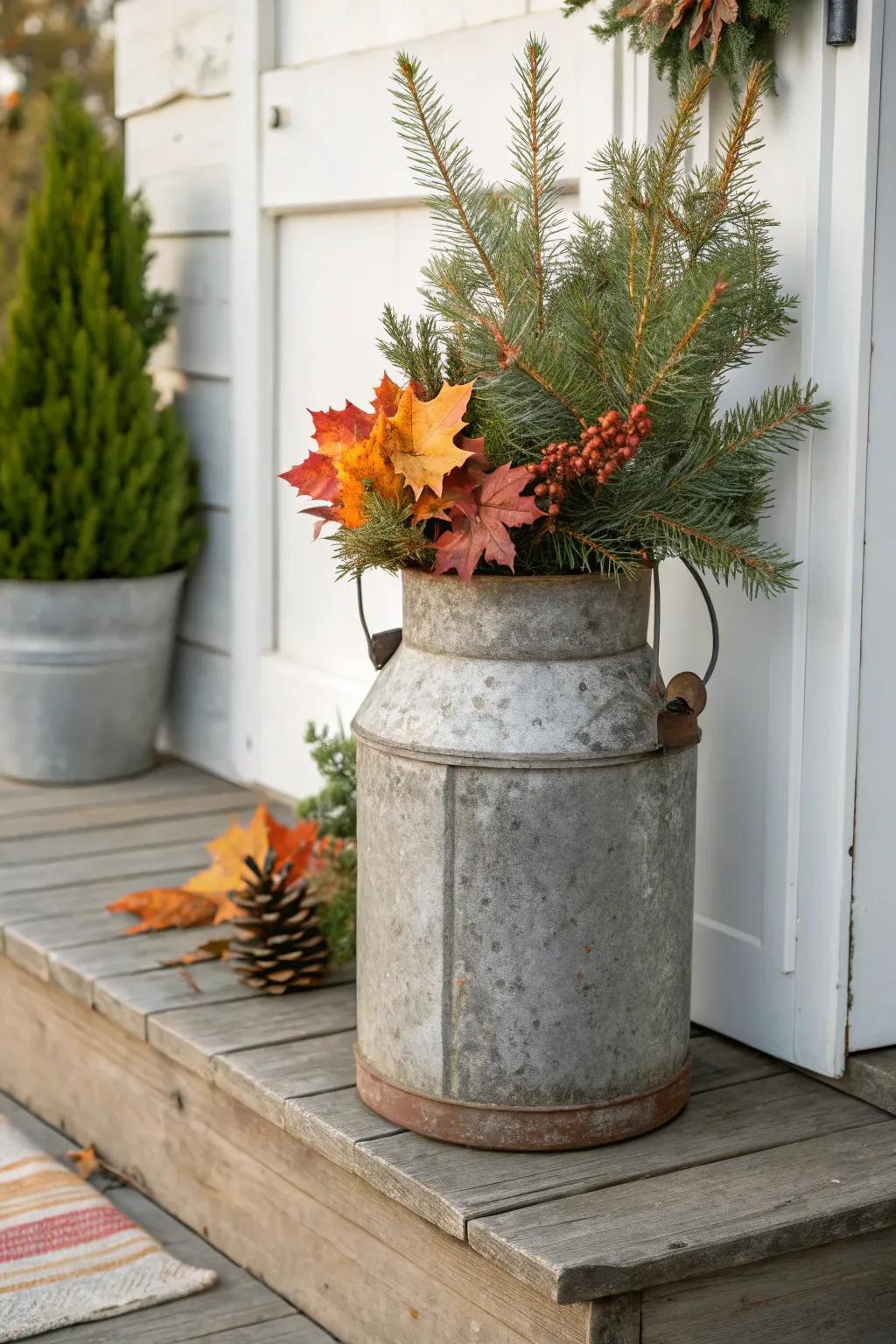 Embrace the season's charm with a touch of rustic elegance.