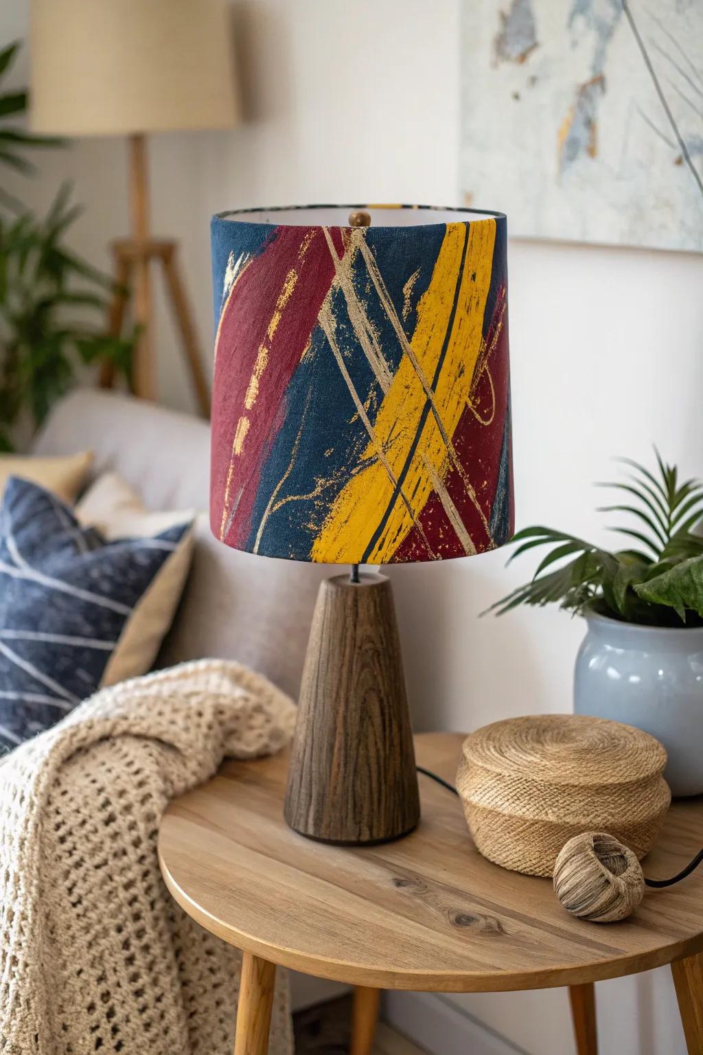 Illuminate your space with abstract elegance – a splash of creativity and color for your home.