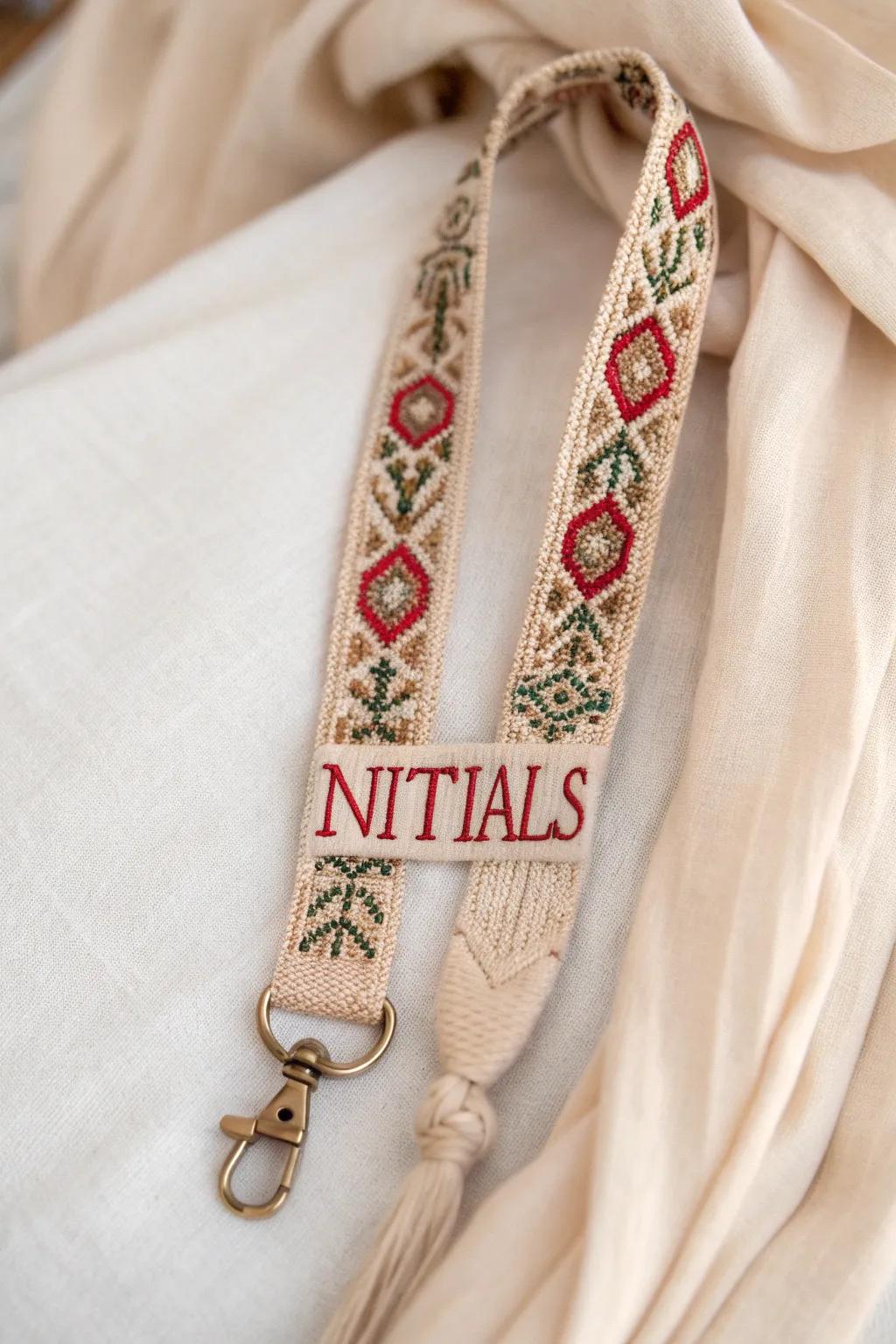 Elevate your style with a personalized touch - custom embroidered lanyards that blend simplicity and craftsmanship.