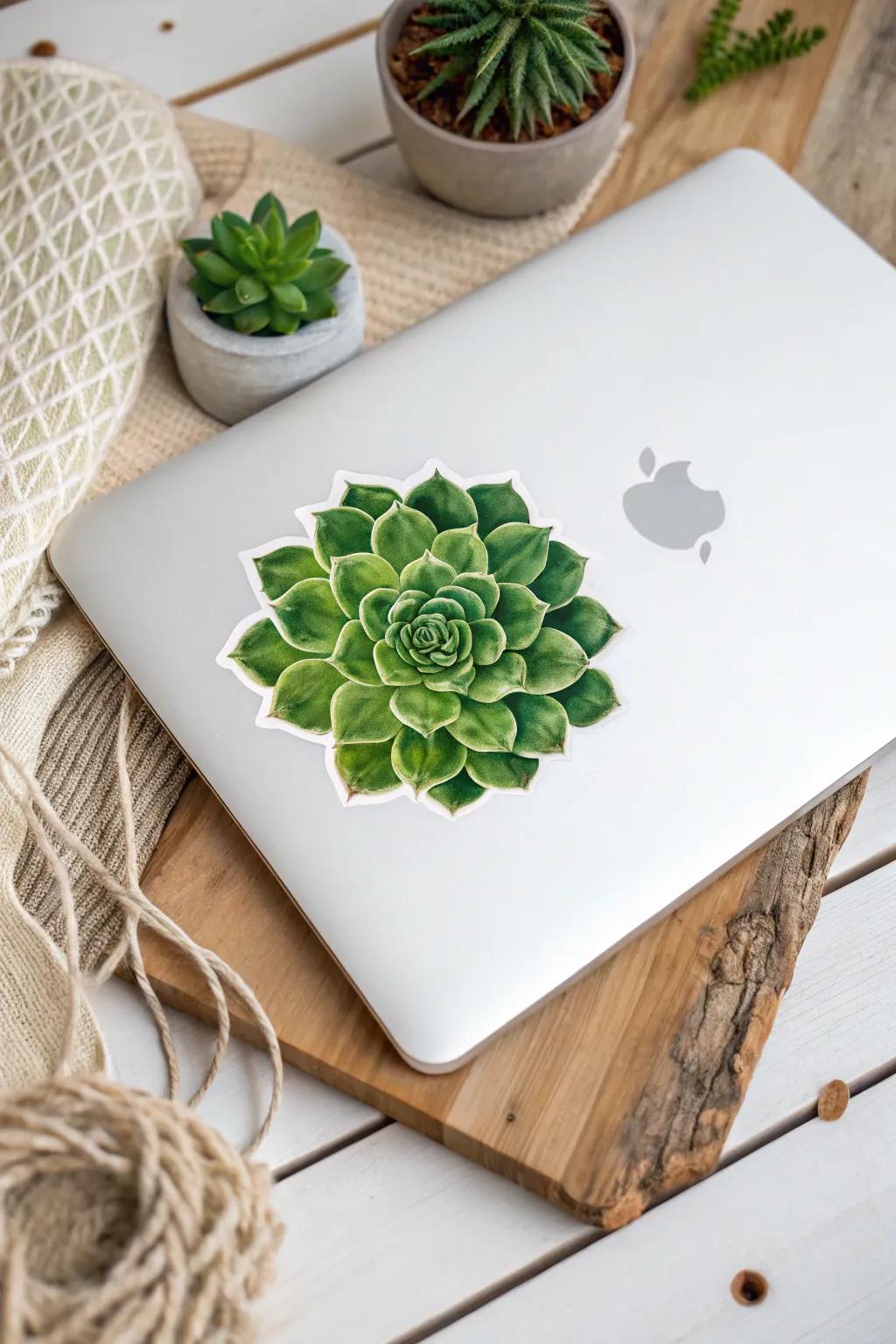 Bring the outdoors in with a touch of green simplicity. 🌿✨