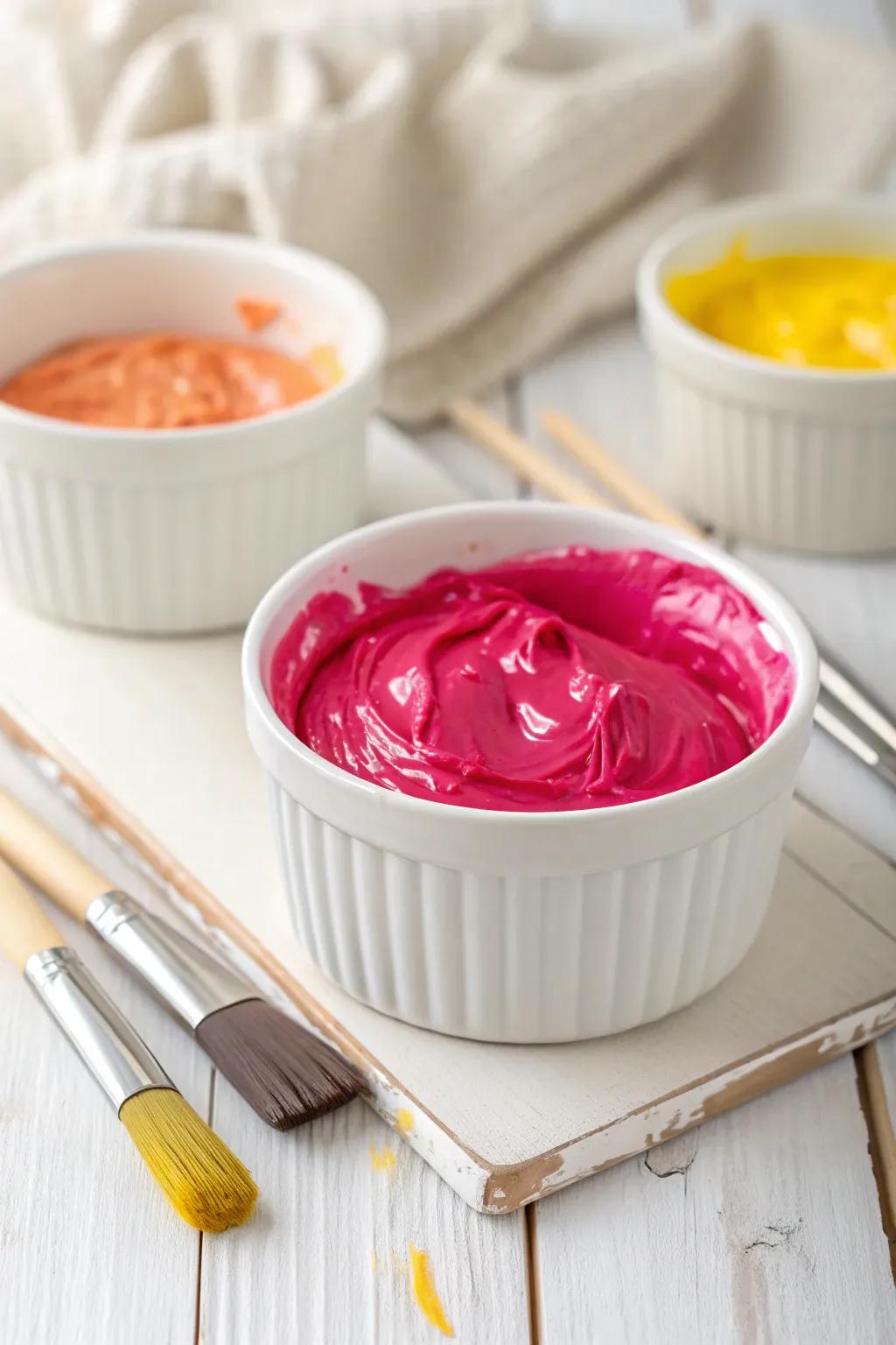 Unleash Creativity: Dive into the world of DIY edible paints, where art meets taste!
