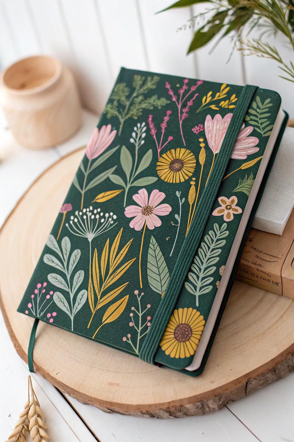 Transform your notebook into a blooming masterpiece with enchanting floral designs that bring a touch of nature's elegance to your everyday notes.