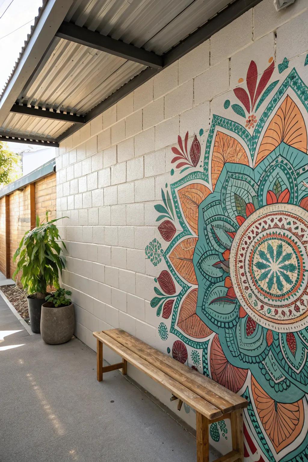 Transform your space with a stunning mosaic mural that blends artistry with minimalist elegance.