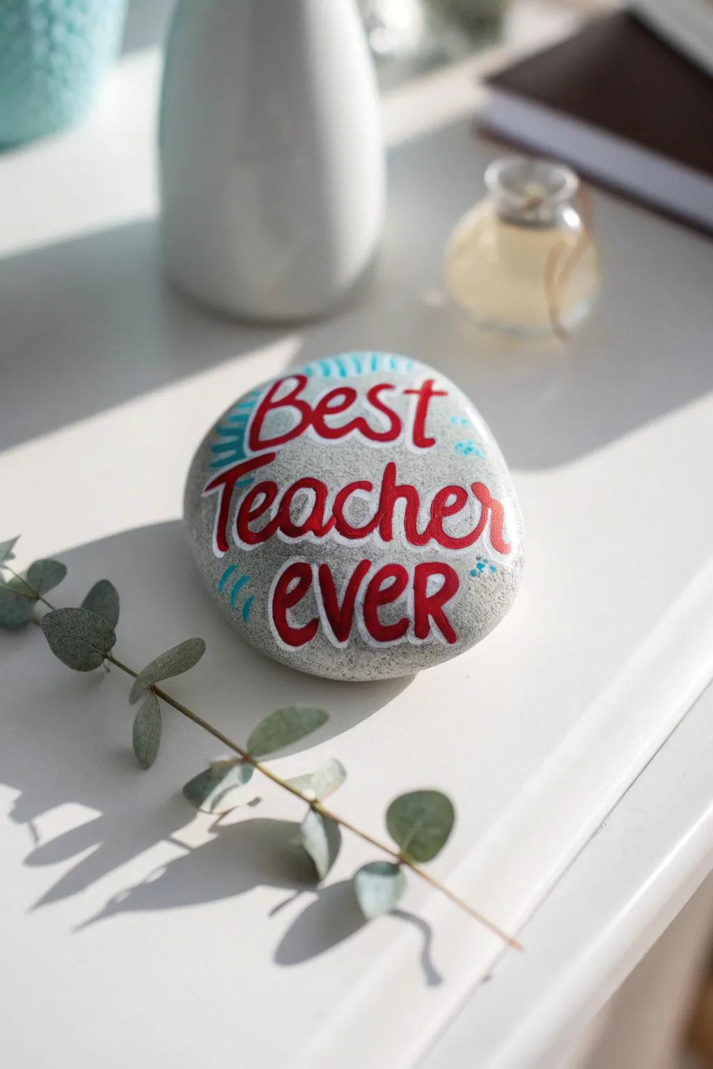 A simple yet meaningful gift for teachers, beautifully blending Scandinavian minimalism with a touch of Boho charm.