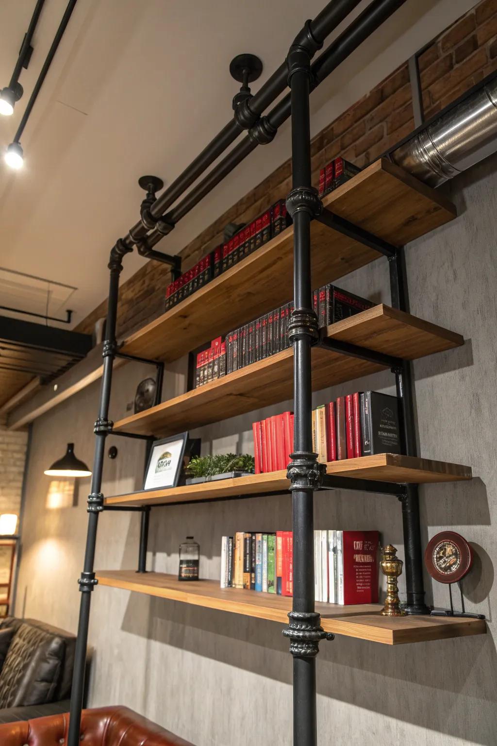 Elevate your library game with this ceiling-mounted masterpiece.